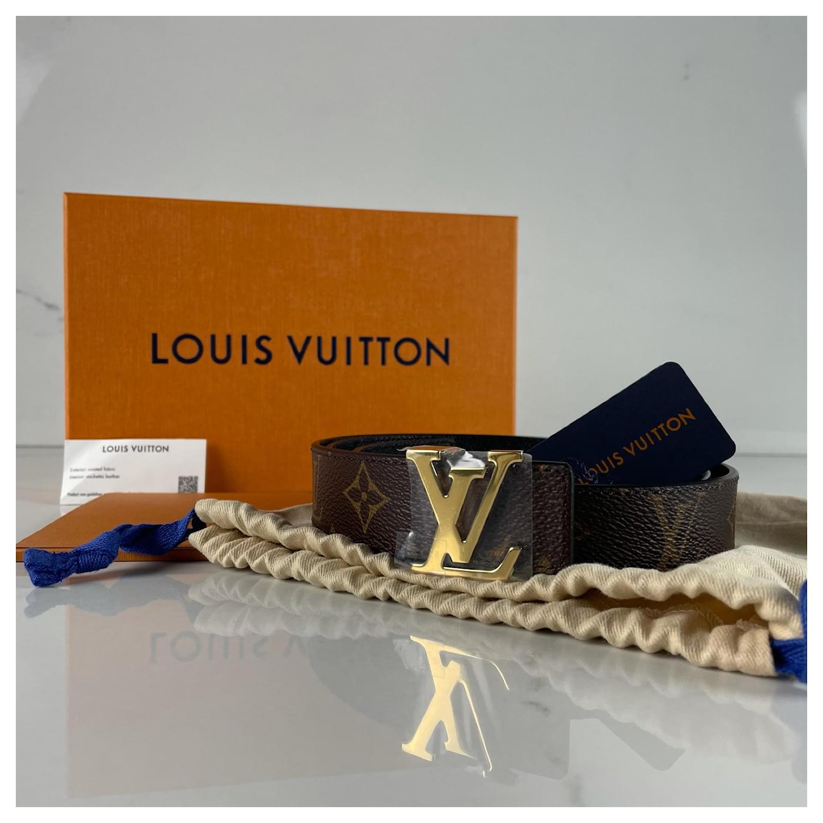 Louis Vuitton, Accessories, Louis Vuitton 3 Reversible Mng Noir 90