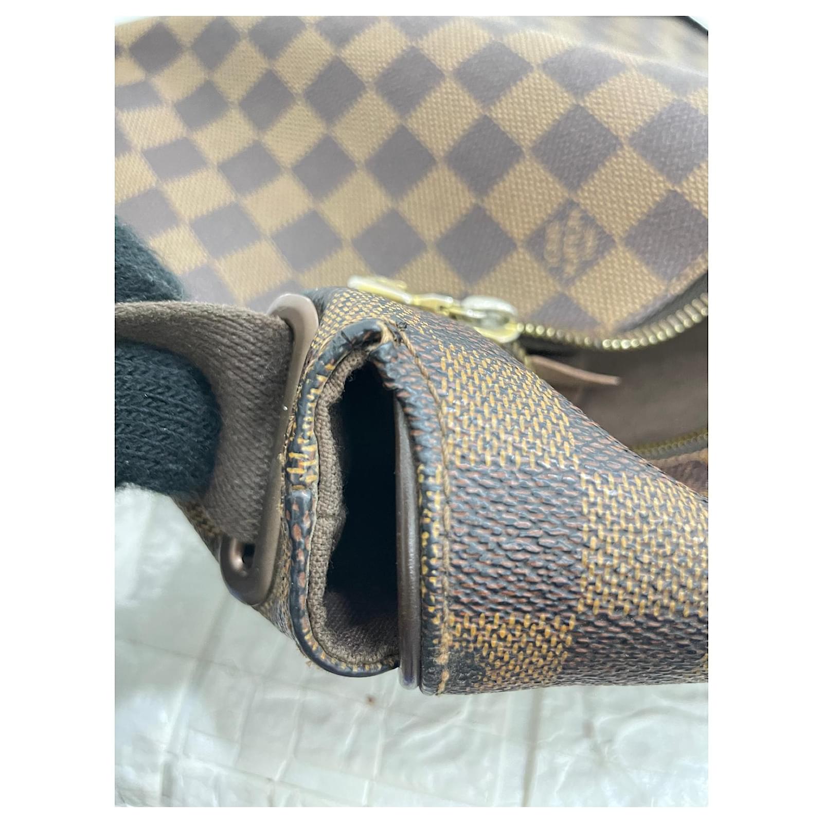 Louis Vuitton Borsa a tracolla Brooklyn Marrone Panno ref.538664 - Joli  Closet