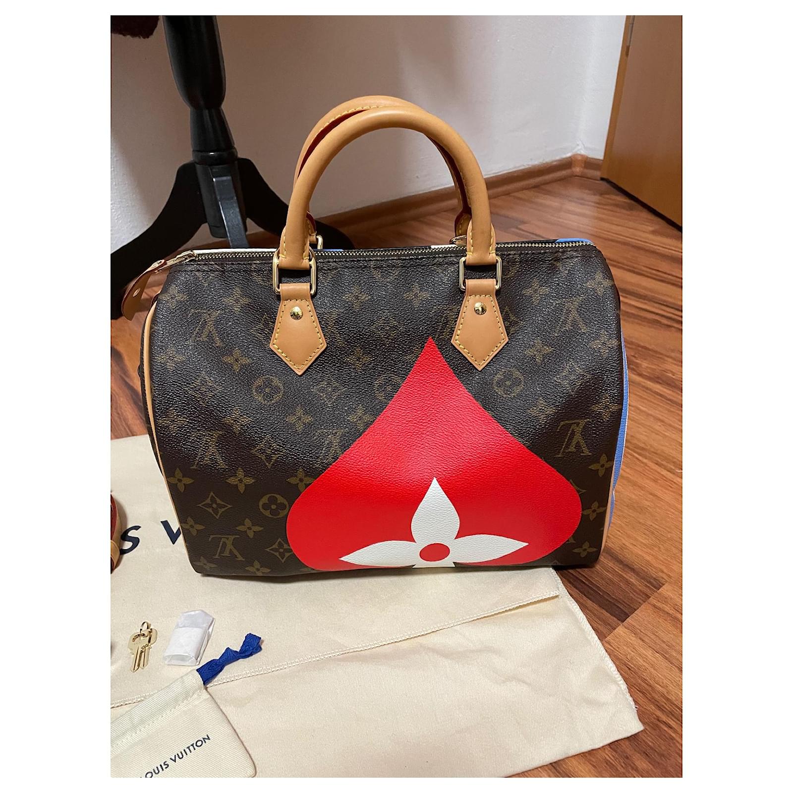 Louis Vuitton Speedy GAME ON 30 Limited edition Multiple colors Linen  ref.539591 - Joli Closet