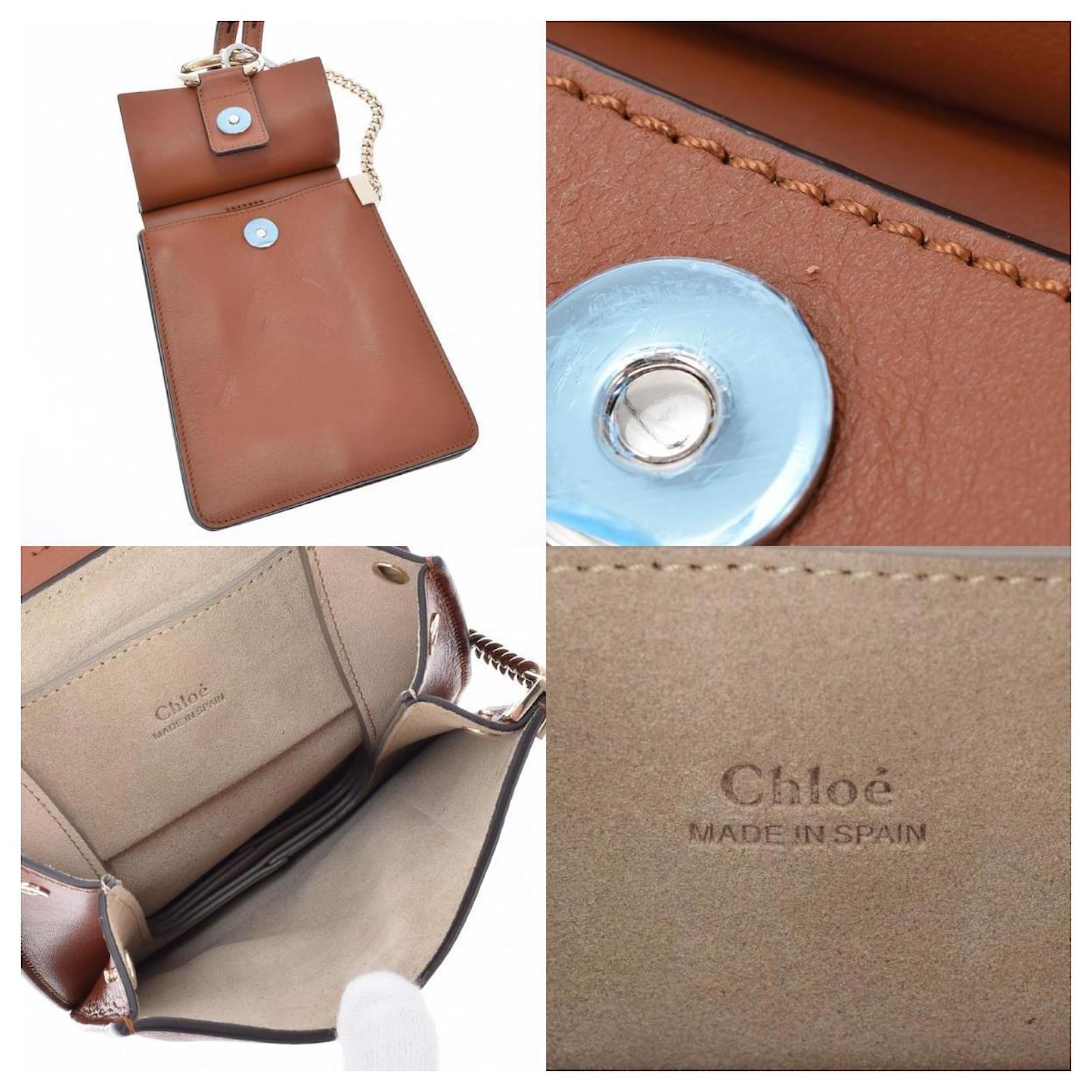 Chloé Faye Veau façon poulain Marron Joli Closet