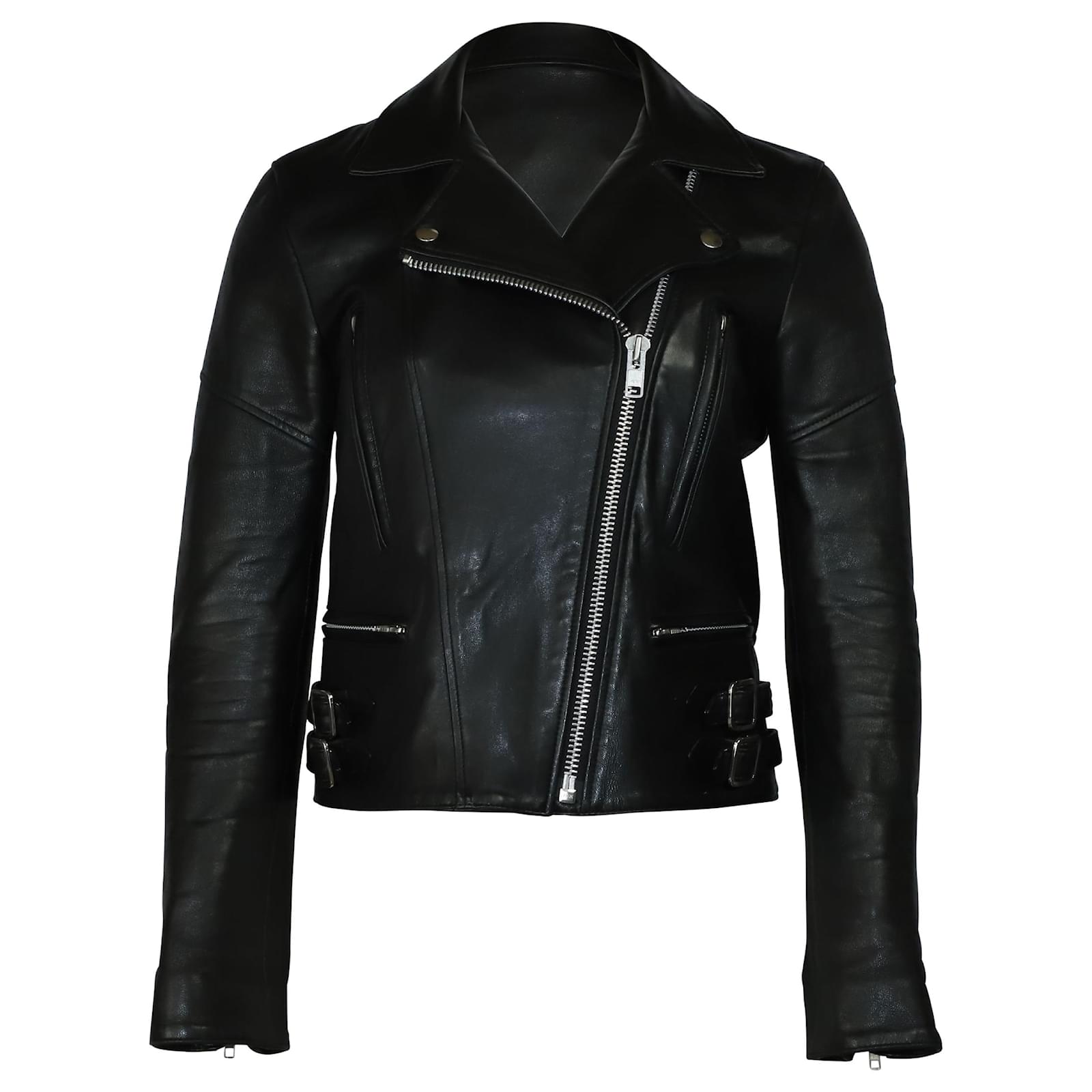 Victoria Beckham Biker Jacket in Black Leather ref.542165 - Joli Closet