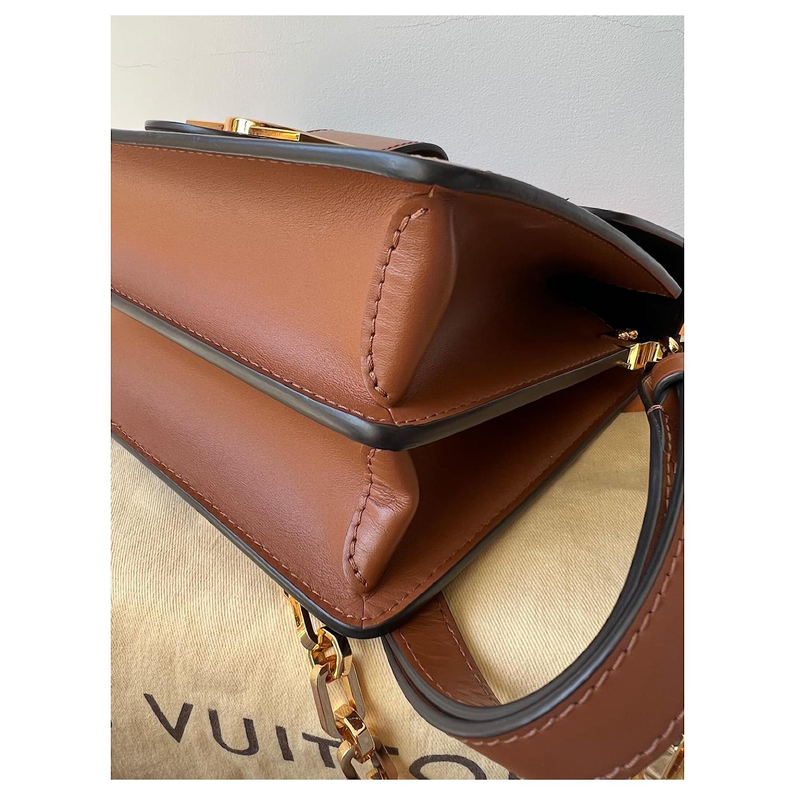 Louis Vuitton Dauphine MM Brown Leather ref.257896 - Joli Closet