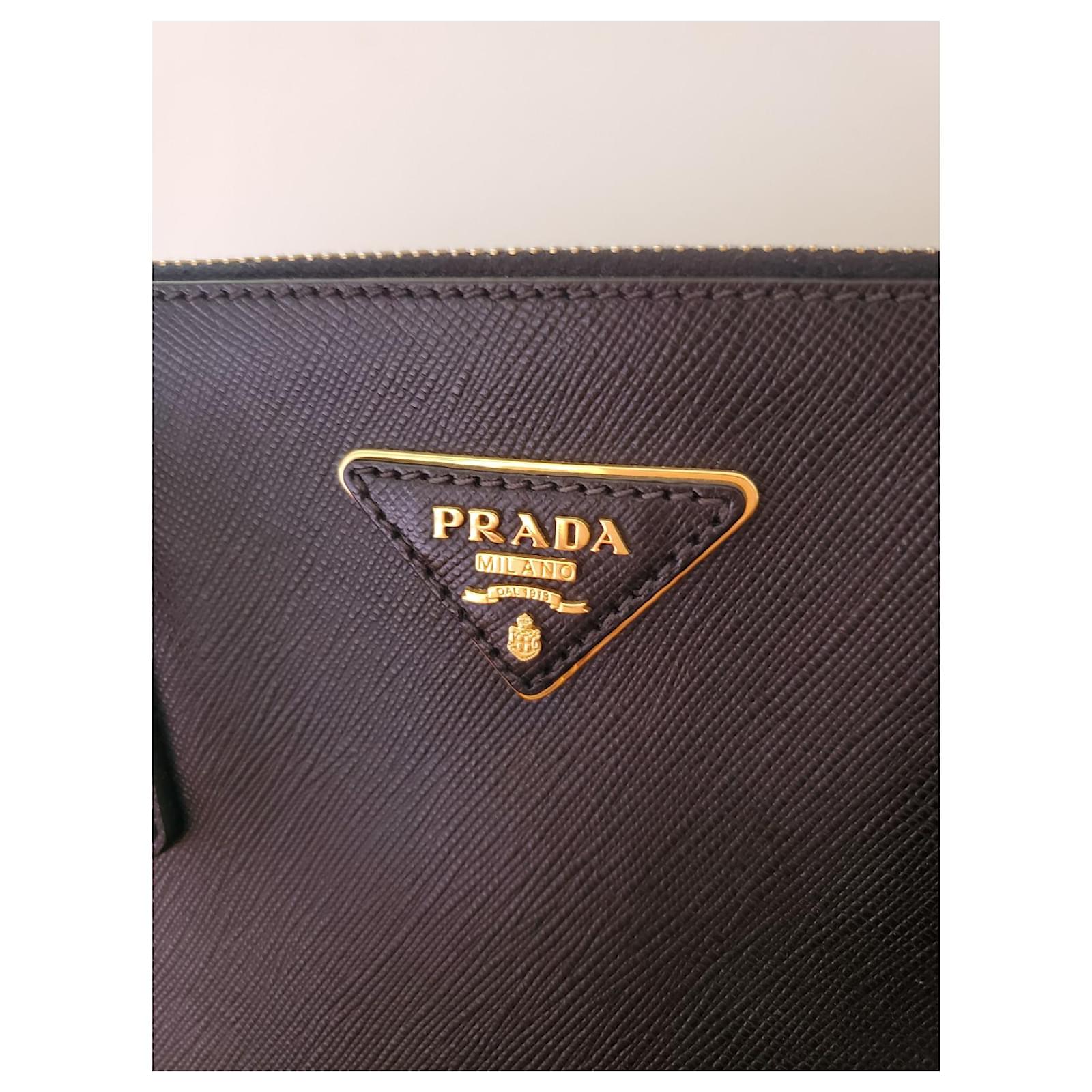 Large Prada Galleria bag Black Leather ref.543032 - Joli Closet