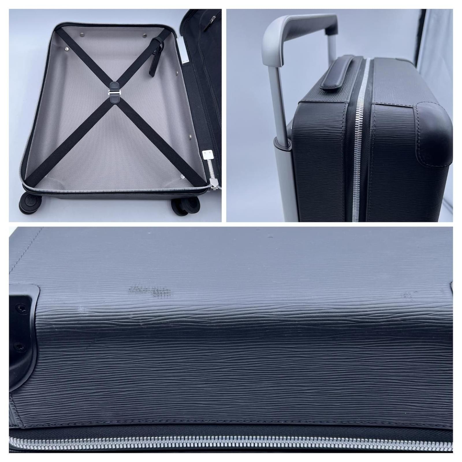 Louis Vuitton Black Epi Leather Horizon 55 Trolley Rolling Luggage  ref.543238 - Joli Closet