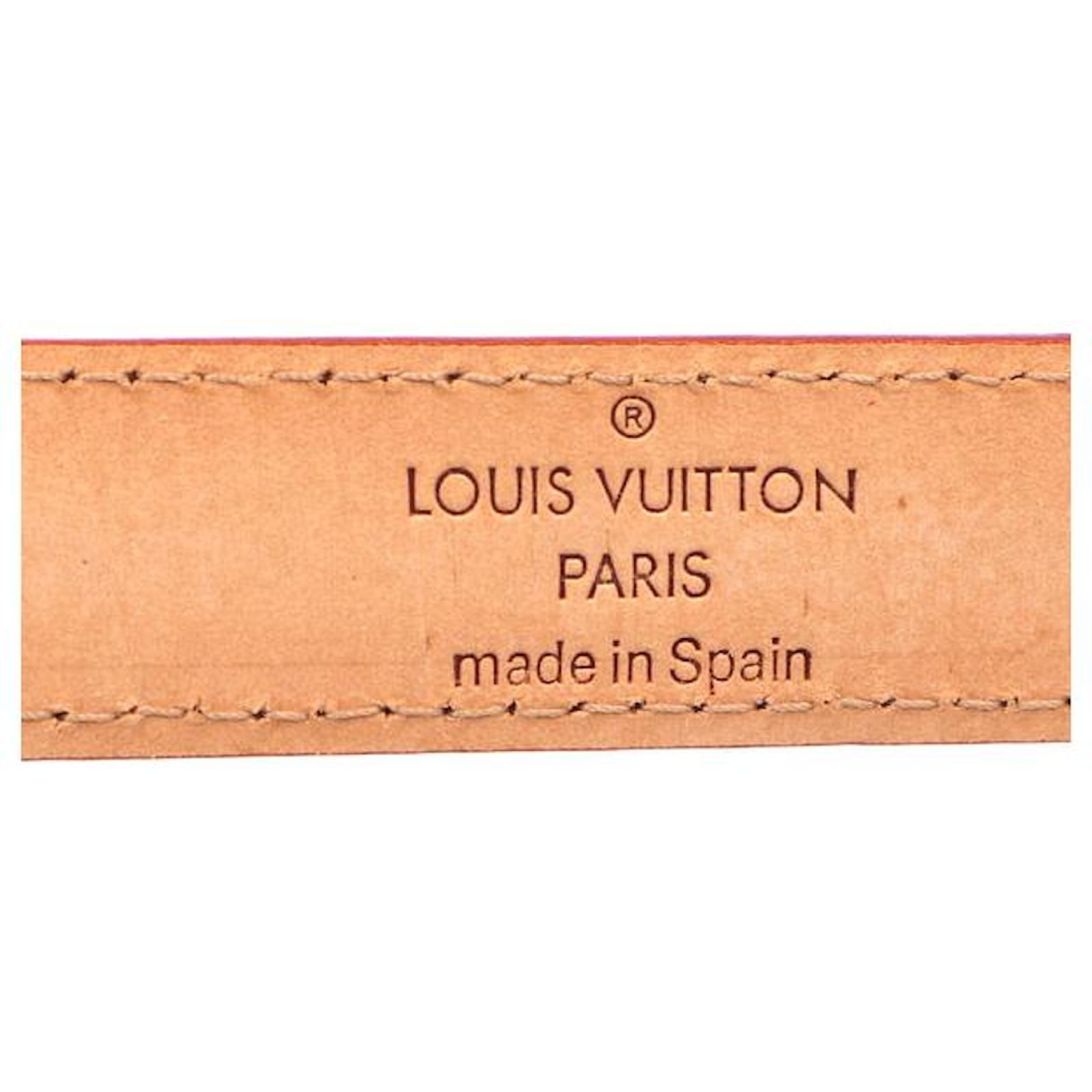 Louis Vuitton White Multicolore Monogram Belt Size 80/32 Multiple colors  Leather ref.543845 - Joli Closet