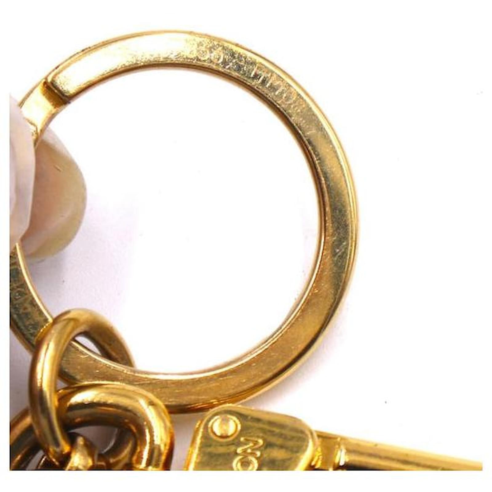 Louis Vuitton Gold Multicolor LV Monogram Key Charm Multiple colors Metal  ref.543863 - Joli Closet