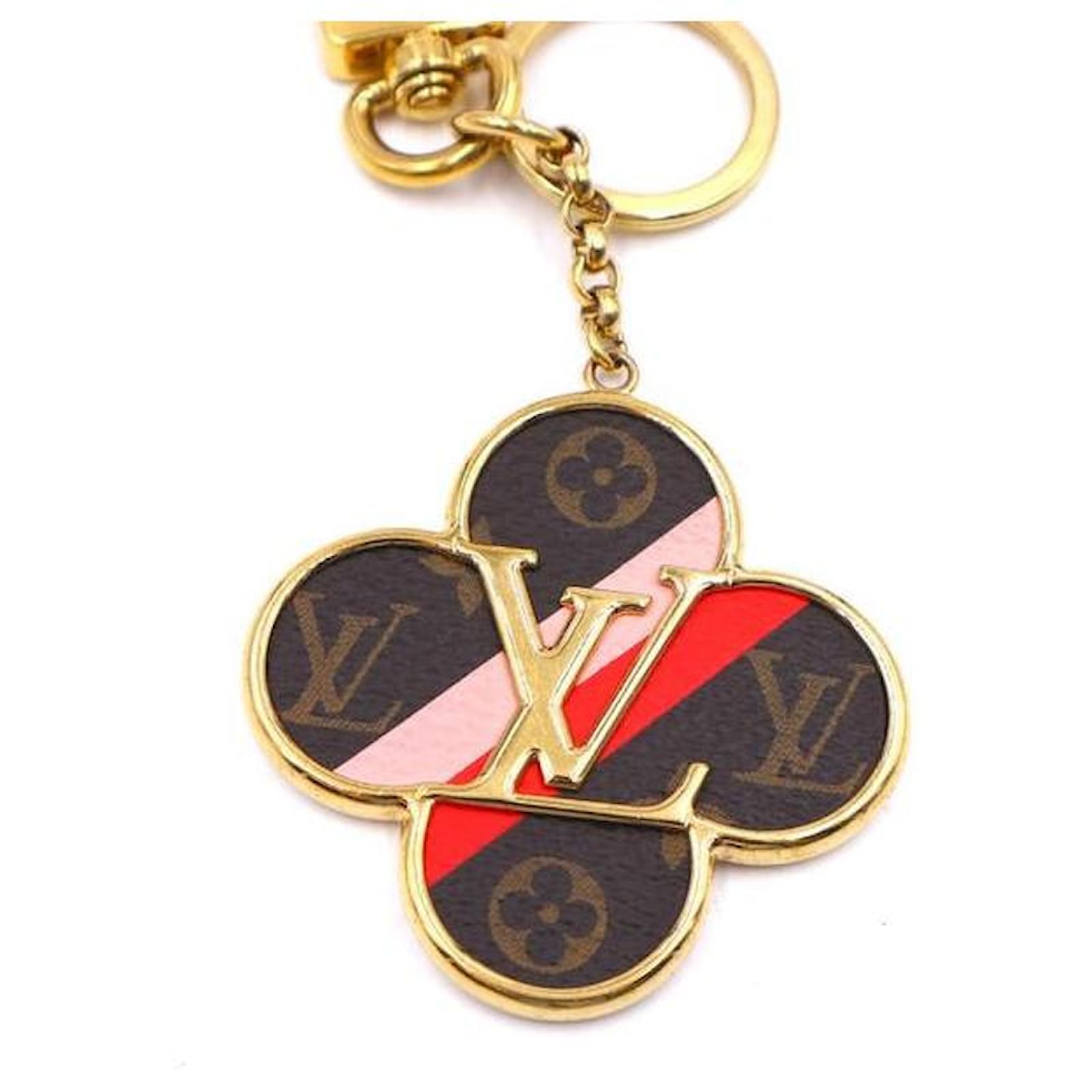 Louis Vuitton Gold Multicolor LV Monogram Key Charm Multiple colors Metal  ref.543863 - Joli Closet