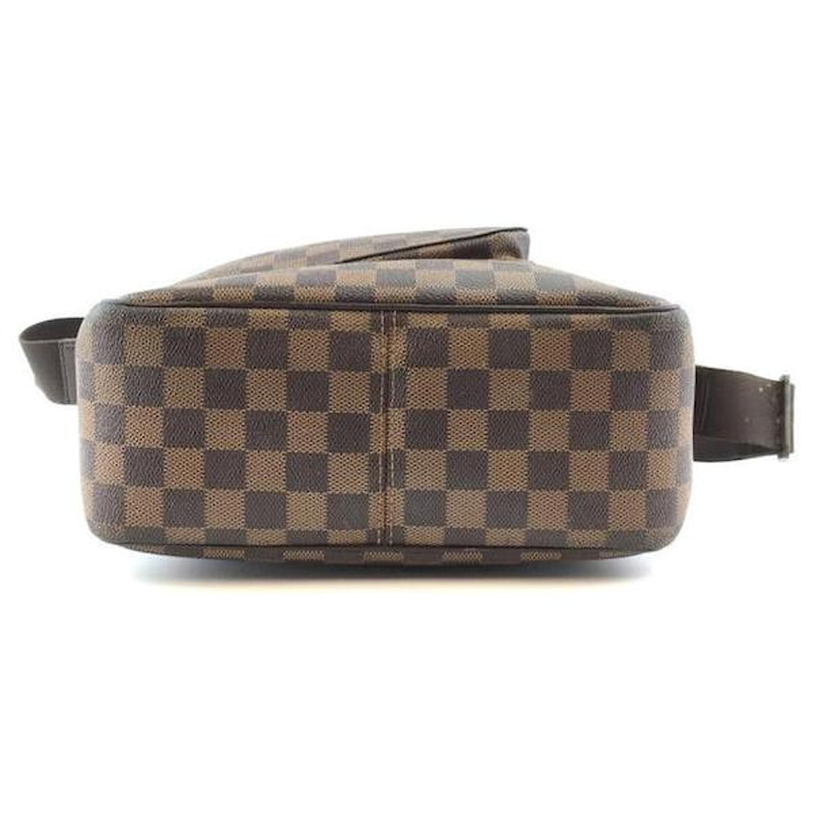 Louis Vuitton Shoulder Messenger Olav Gm Damier Ébène Canvas Cross