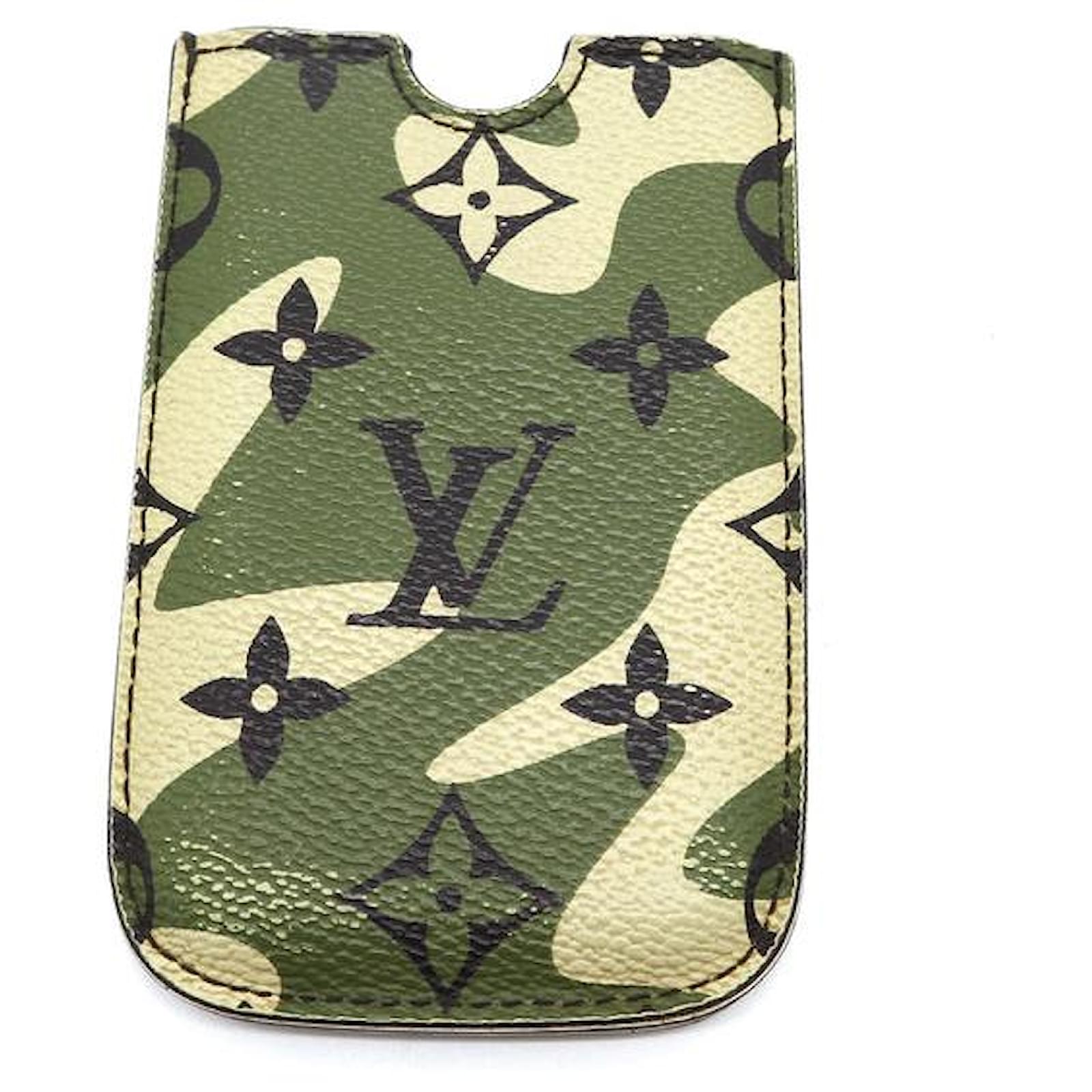 Louis Vuitton Green Monogramouflage Camouflage Phone Case Multiple