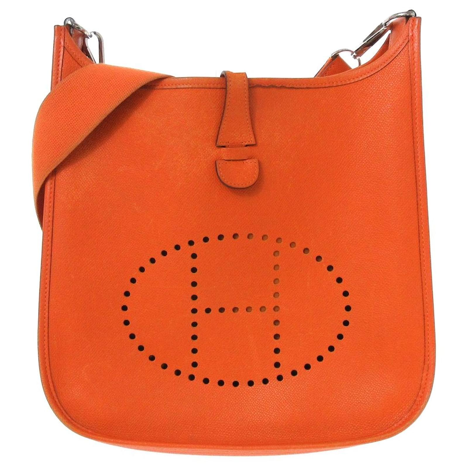 Hermès Evelyne Orange Leather ref.545437 - Joli Closet