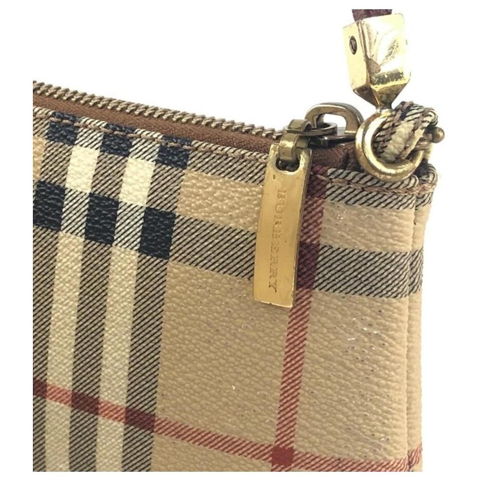 バッグ BURBERRY Nova Check Accessory Pouch Burberry Nova Check