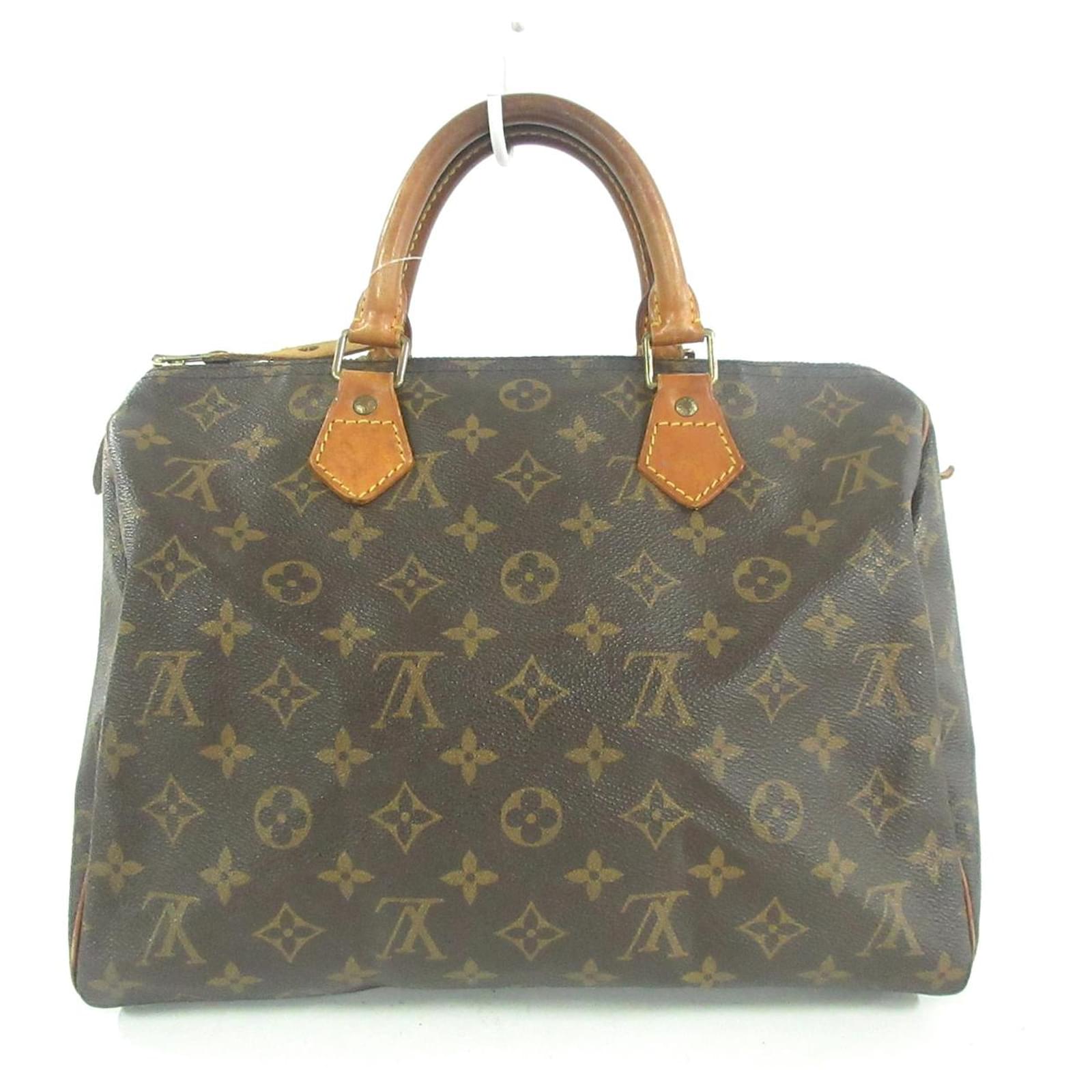 Louis Vuitton Speedy 30 Brown Cloth ref.546154 - Joli Closet