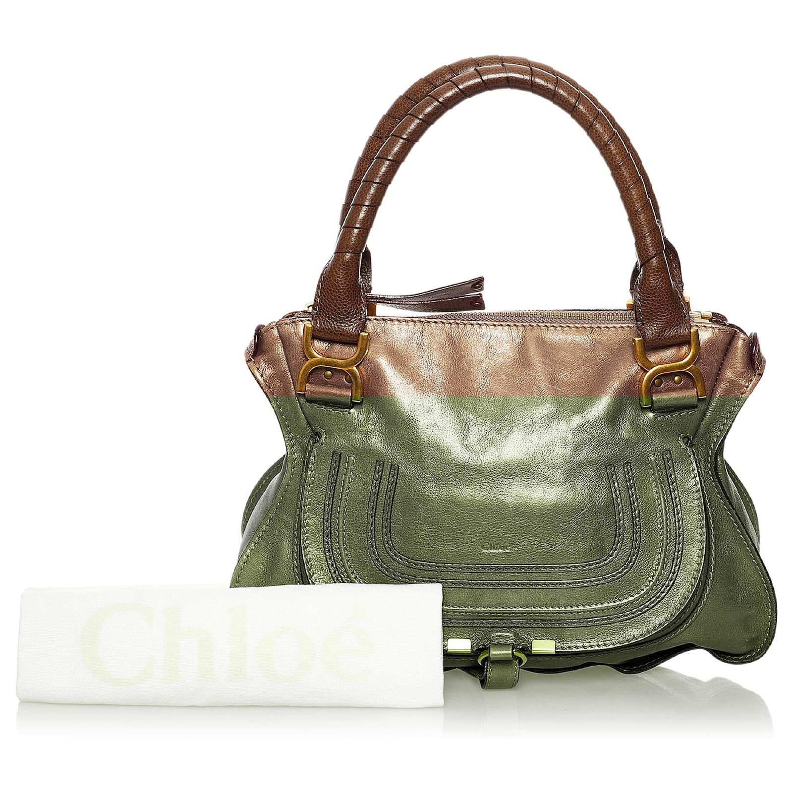 Chloé Chloe Brown Marcie Leather 