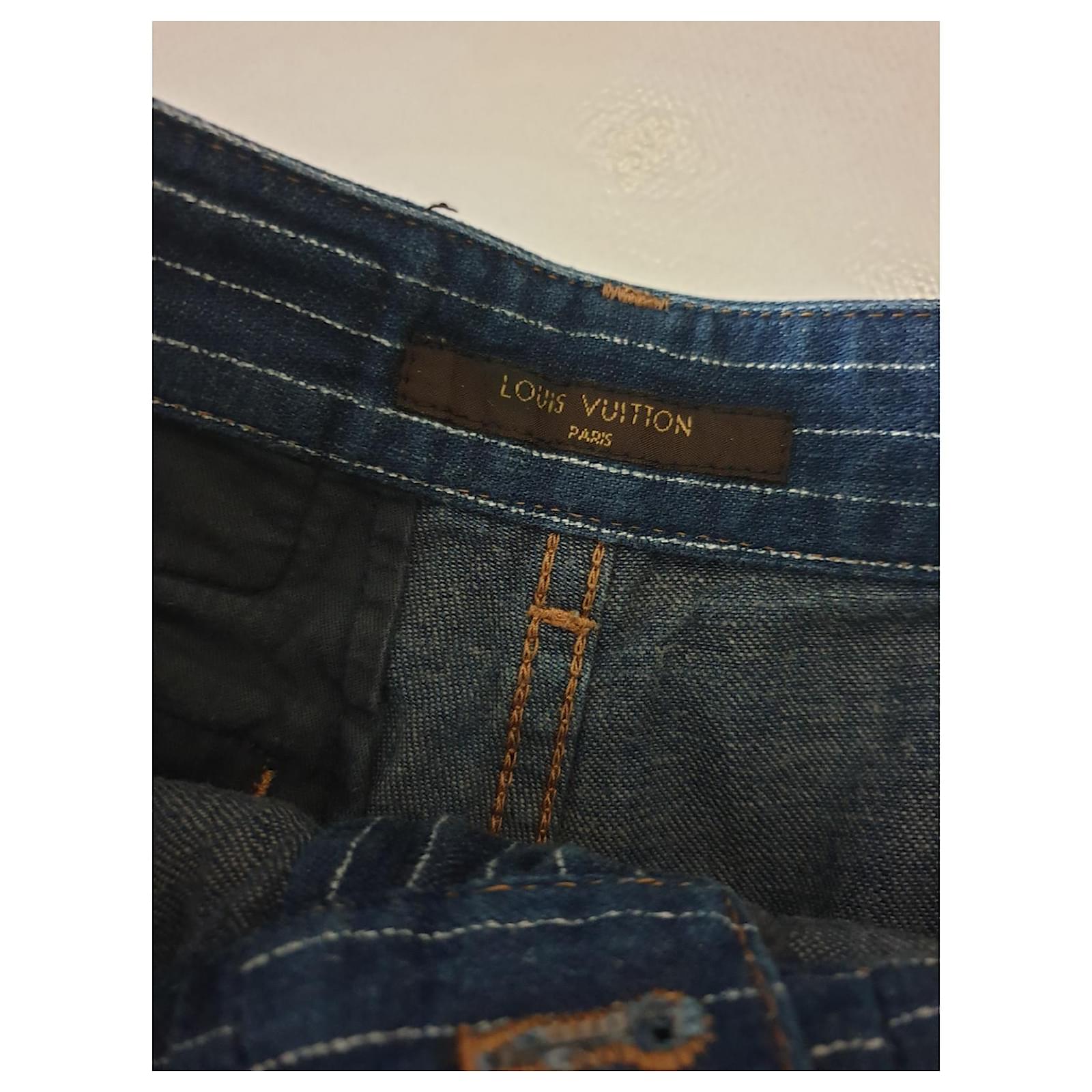 Louis Vuitton Pantaloncini da uomo Blu Poliestere ref.604937 - Joli Closet