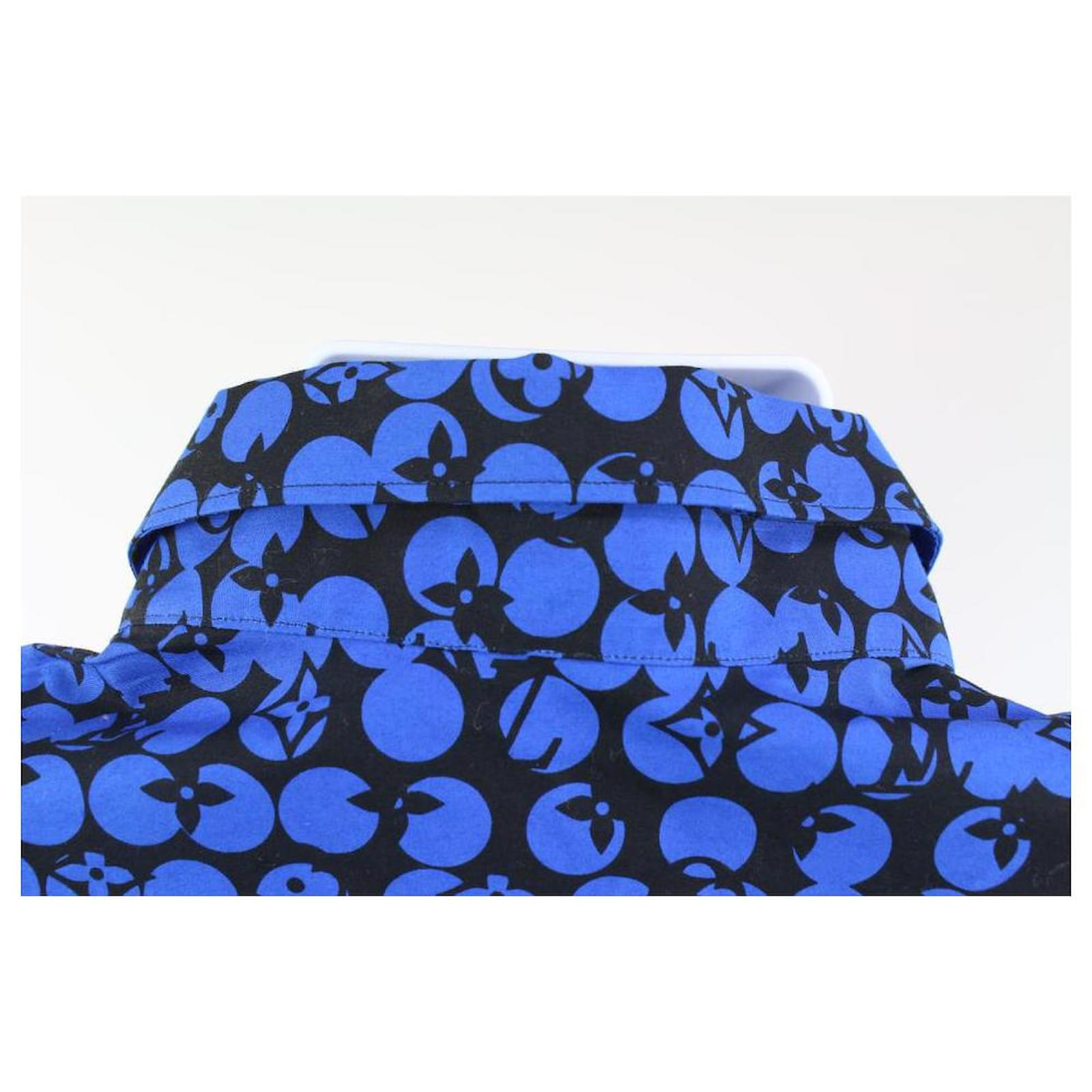 Louis Vuitton Monogram Dice Regular Fit Shirt in Navy Blue Cotton  ref.851722 - Joli Closet