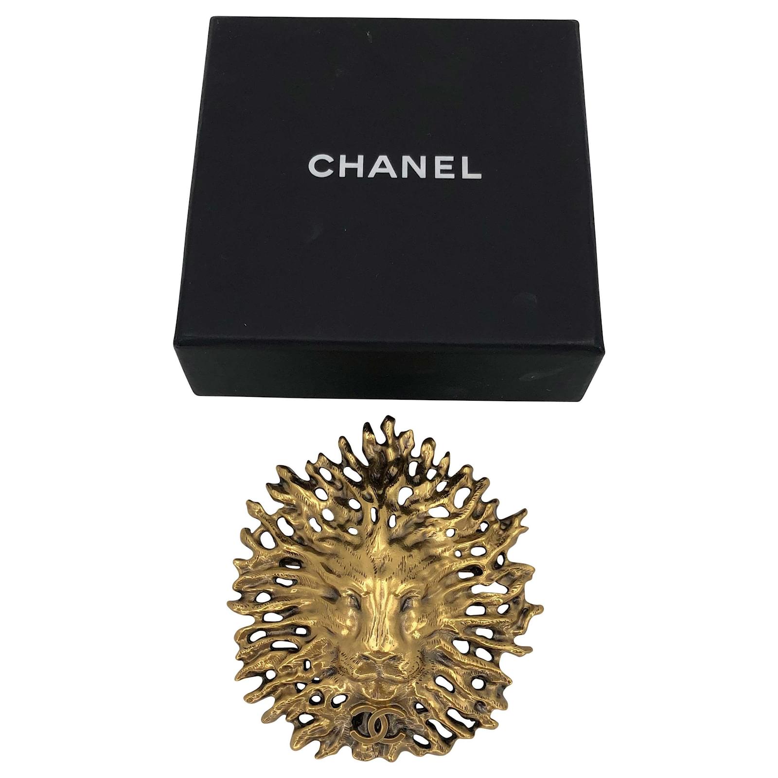 Chanel Lion Head Brooch