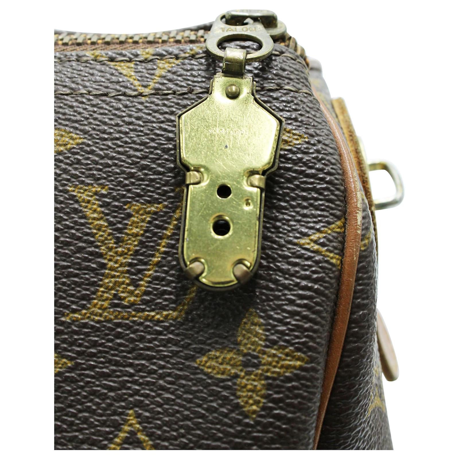Louis Vuitton Rare Vintage 1970s Monogram Speedy 30 handbag Brown  ref.548549 - Joli Closet