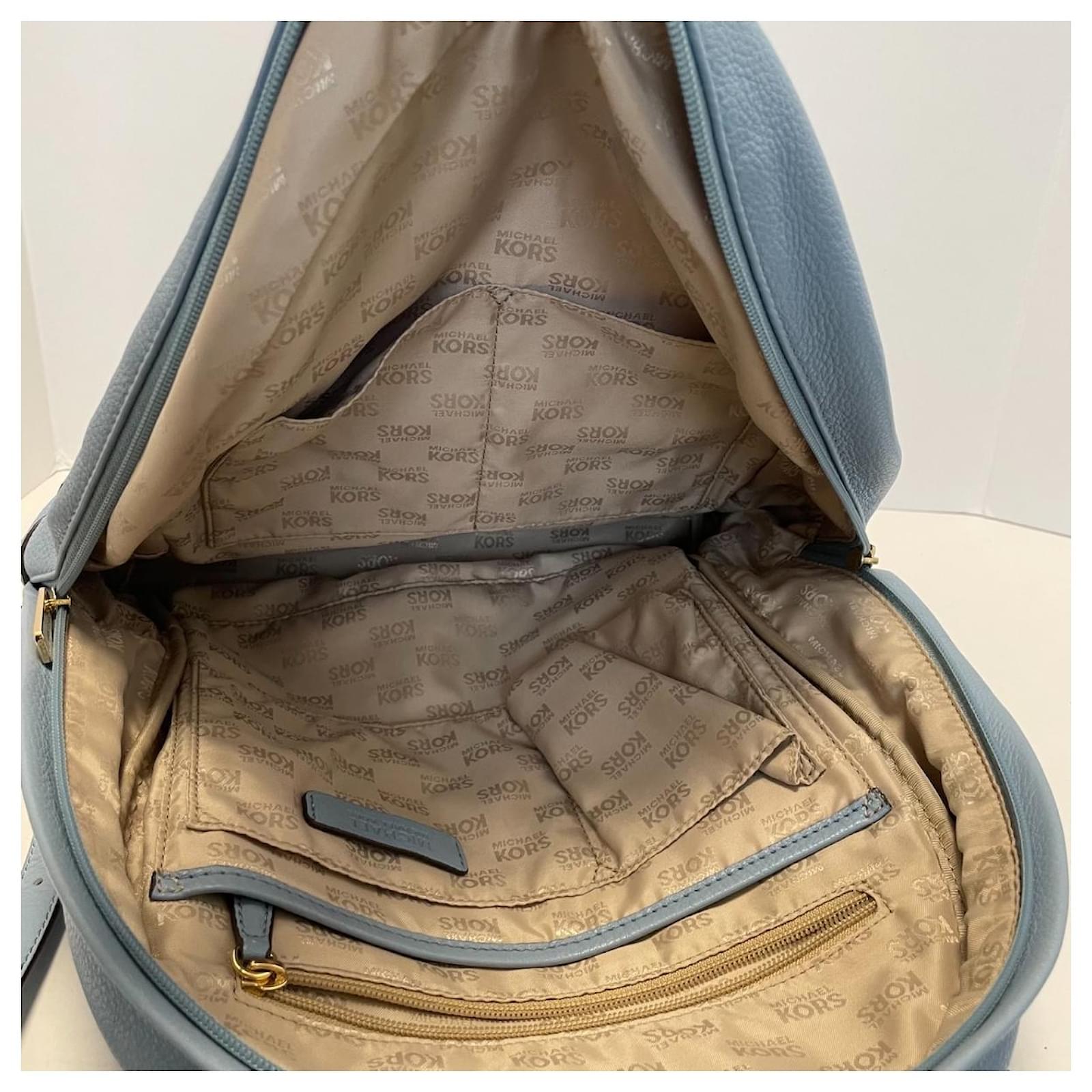 Michael Kors Backpack Light blue Leather ref.549047 - Joli Closet