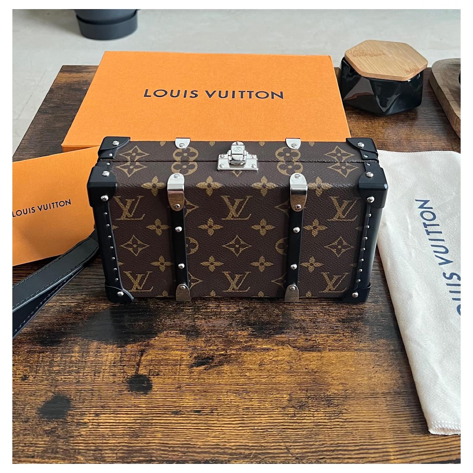 Louis Vuitton LV Slender wallet Virgil ABloh Brown Leather ref.576137 -  Joli Closet