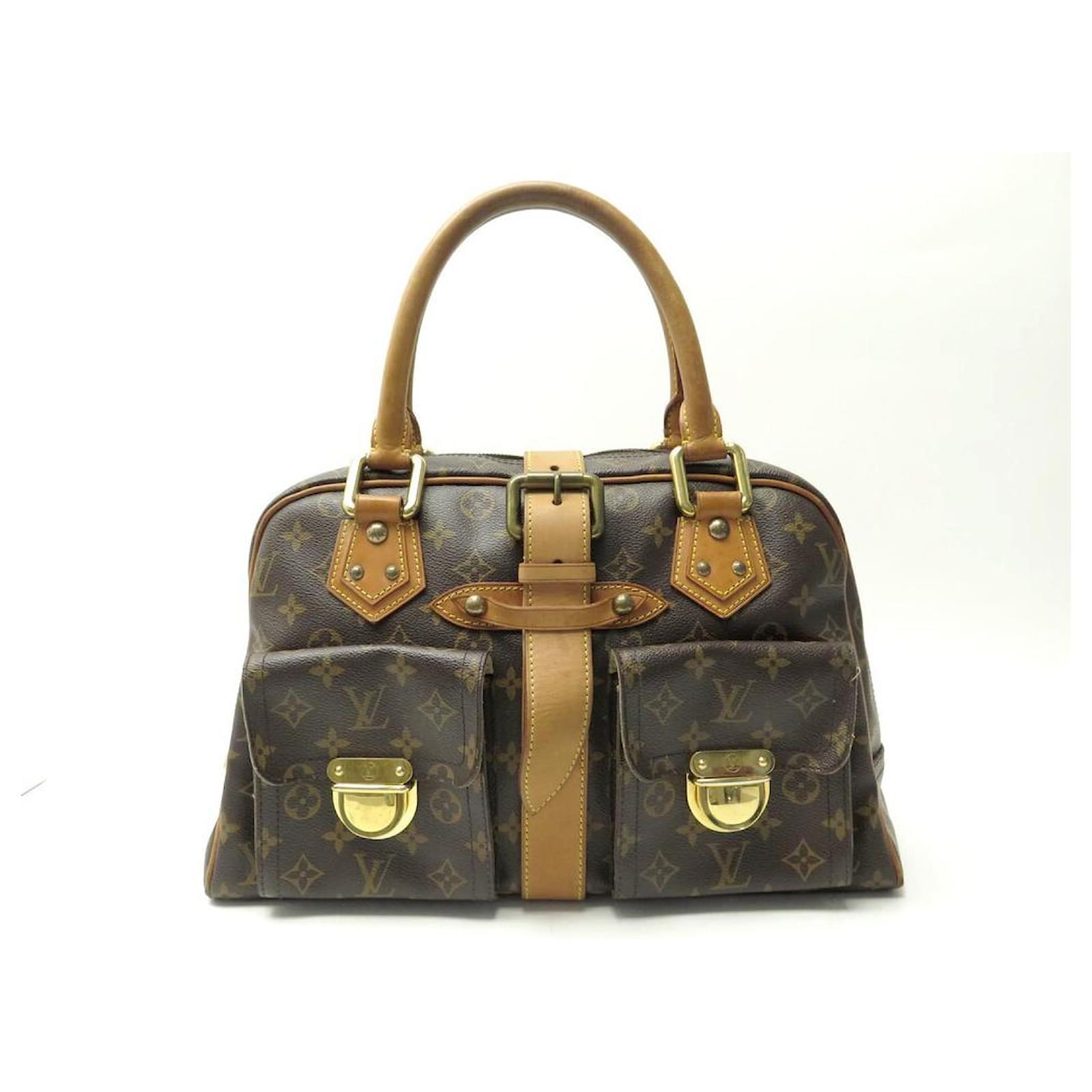 LOUIS VUITTON MANHATTAN GM M HANDBAG40025 MONOGRAM CANVAS LEATHER HAND BAG  Brown ref.549709 - Joli Closet