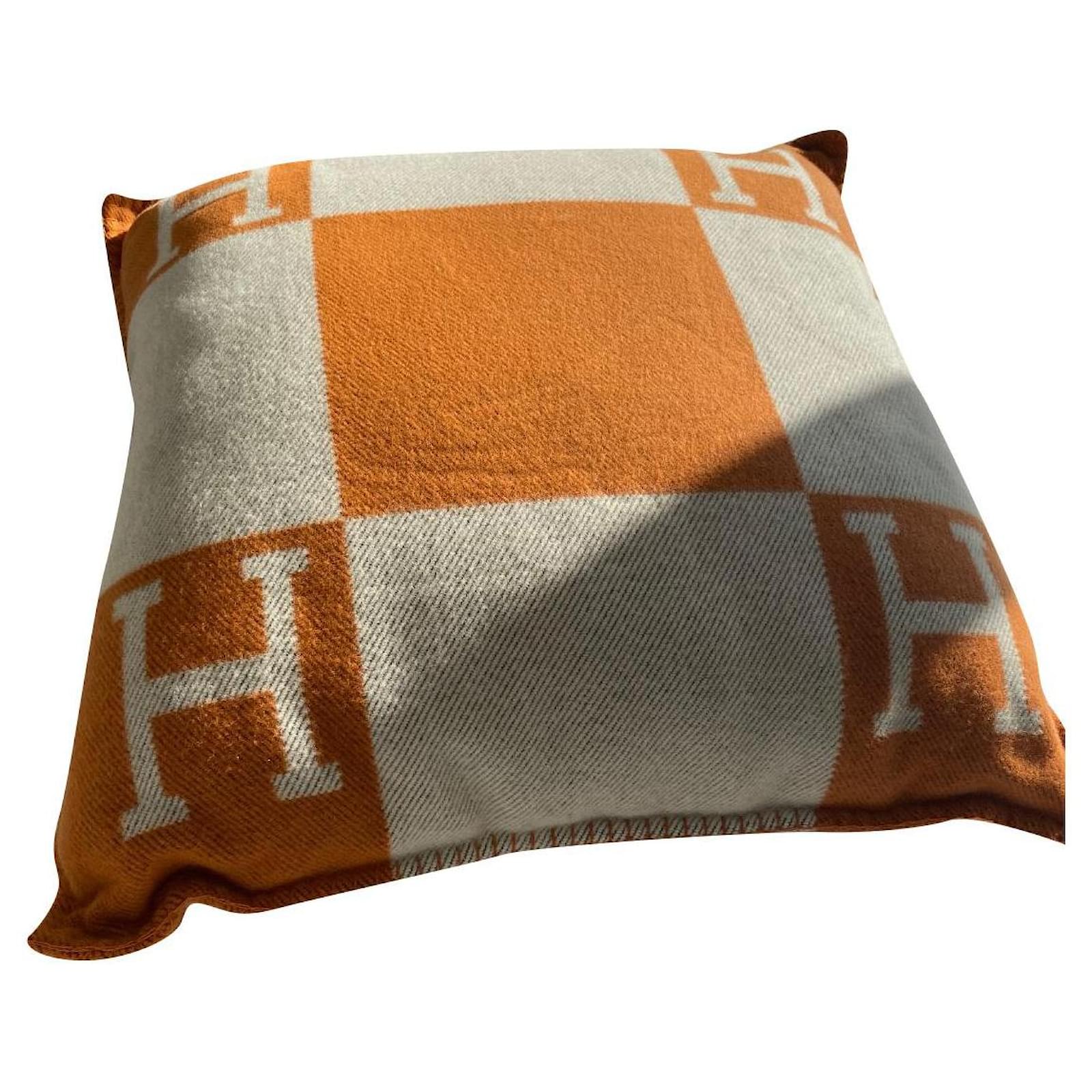 Coussin en cachemire Hermès Gris en Cachemire - 16302424
