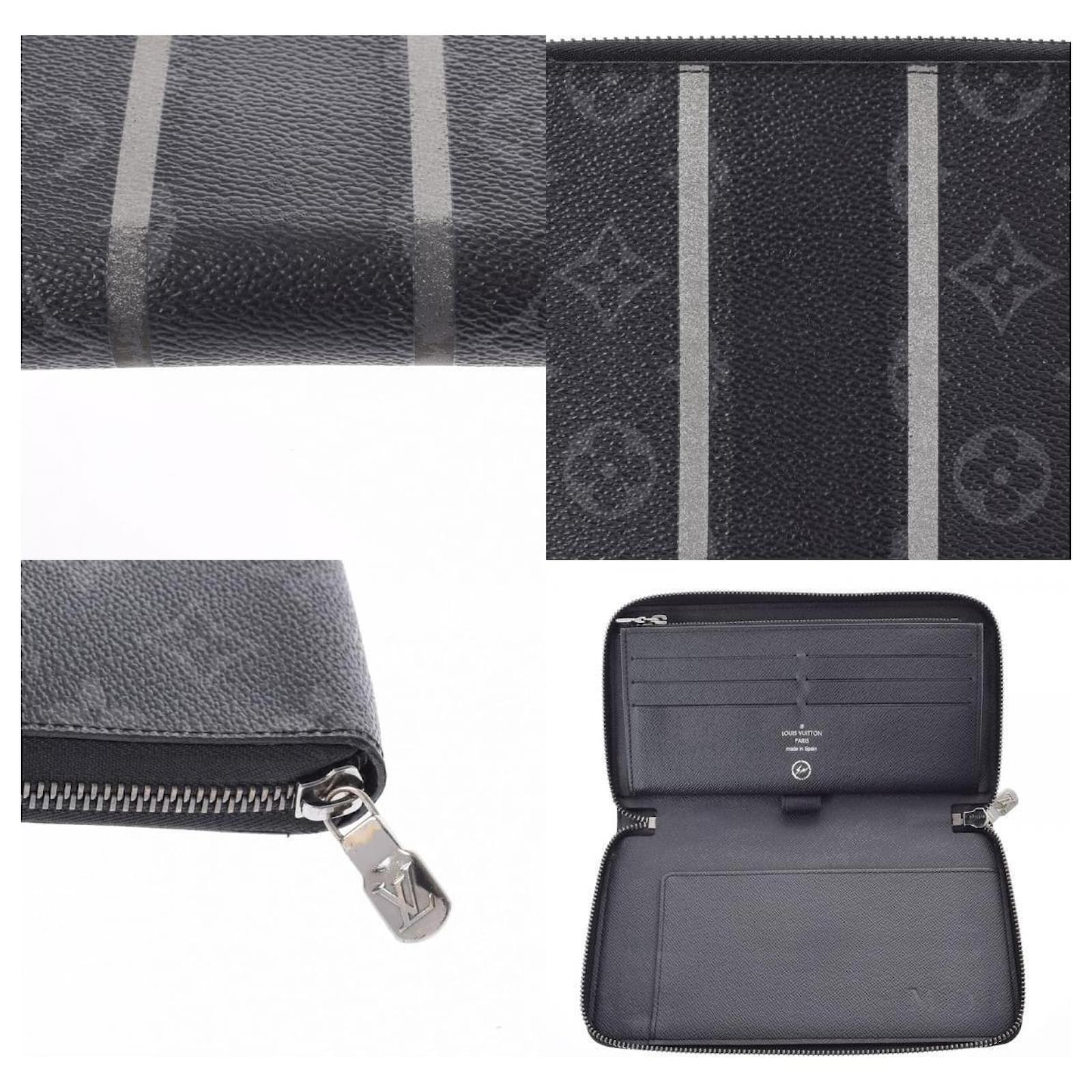 Louis Vuitton Zippy Organizer Black Cloth ref.550239 - Joli Closet