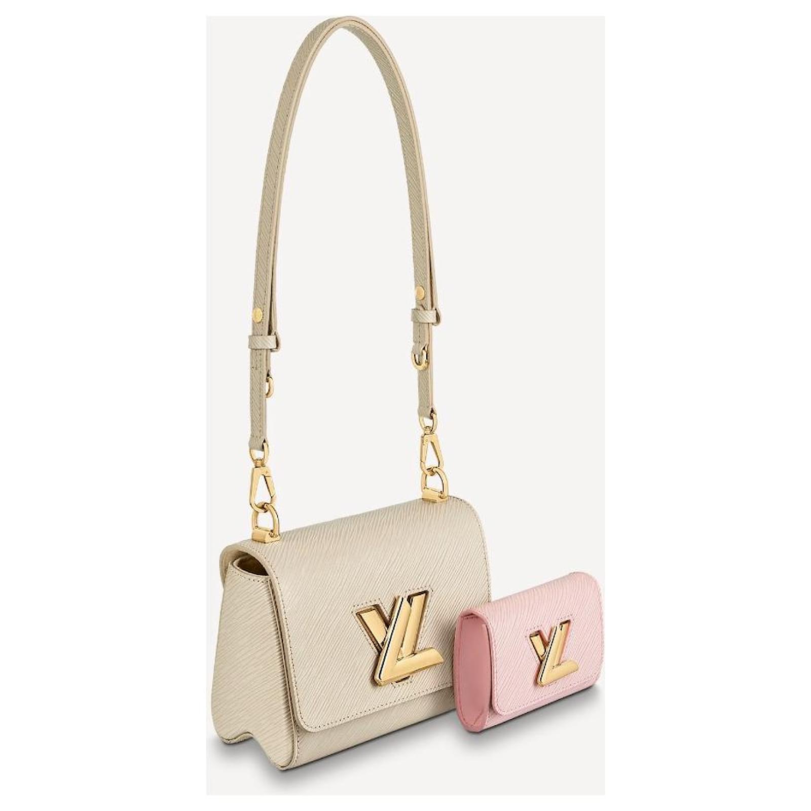 Louis Vuitton LV Twist PM bag White Leather ref.283947 - Joli Closet