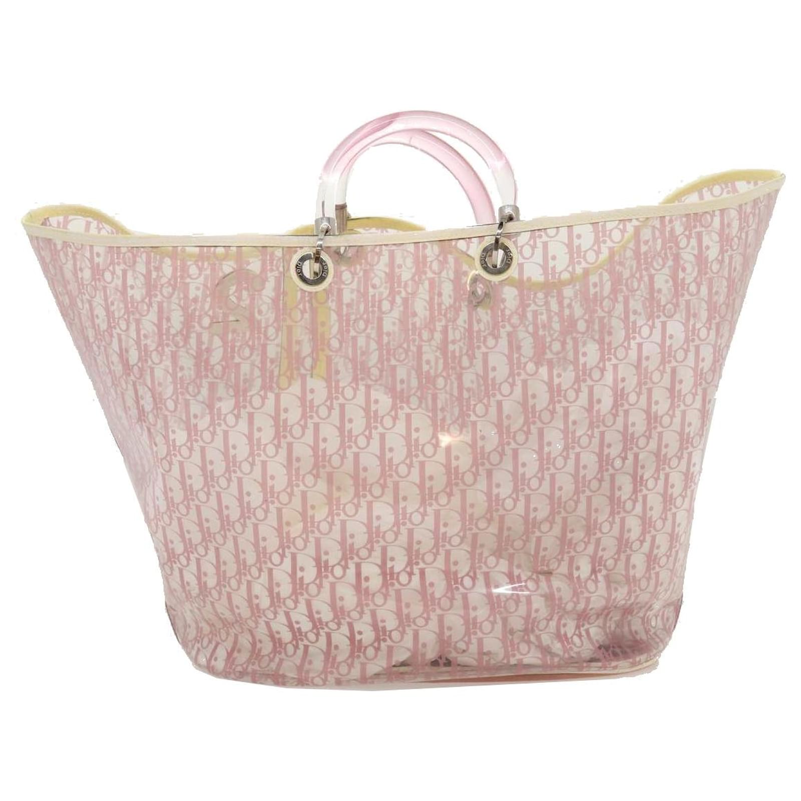 Dior tote bag Pink Plastic ref.550678 - Joli Closet