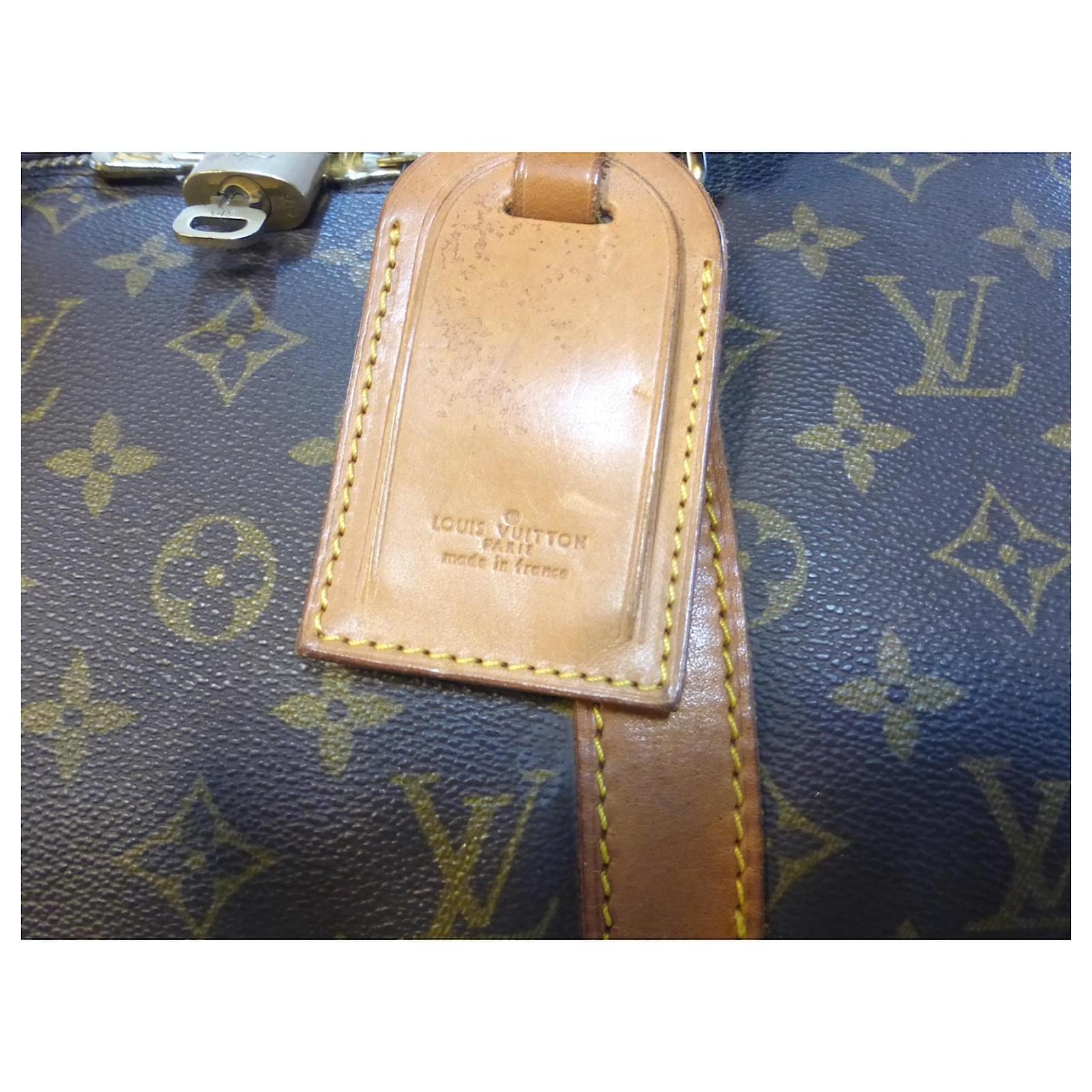 Louis Vuitton keepall 50 Monogram Brown Leather ref.550806 - Joli Closet
