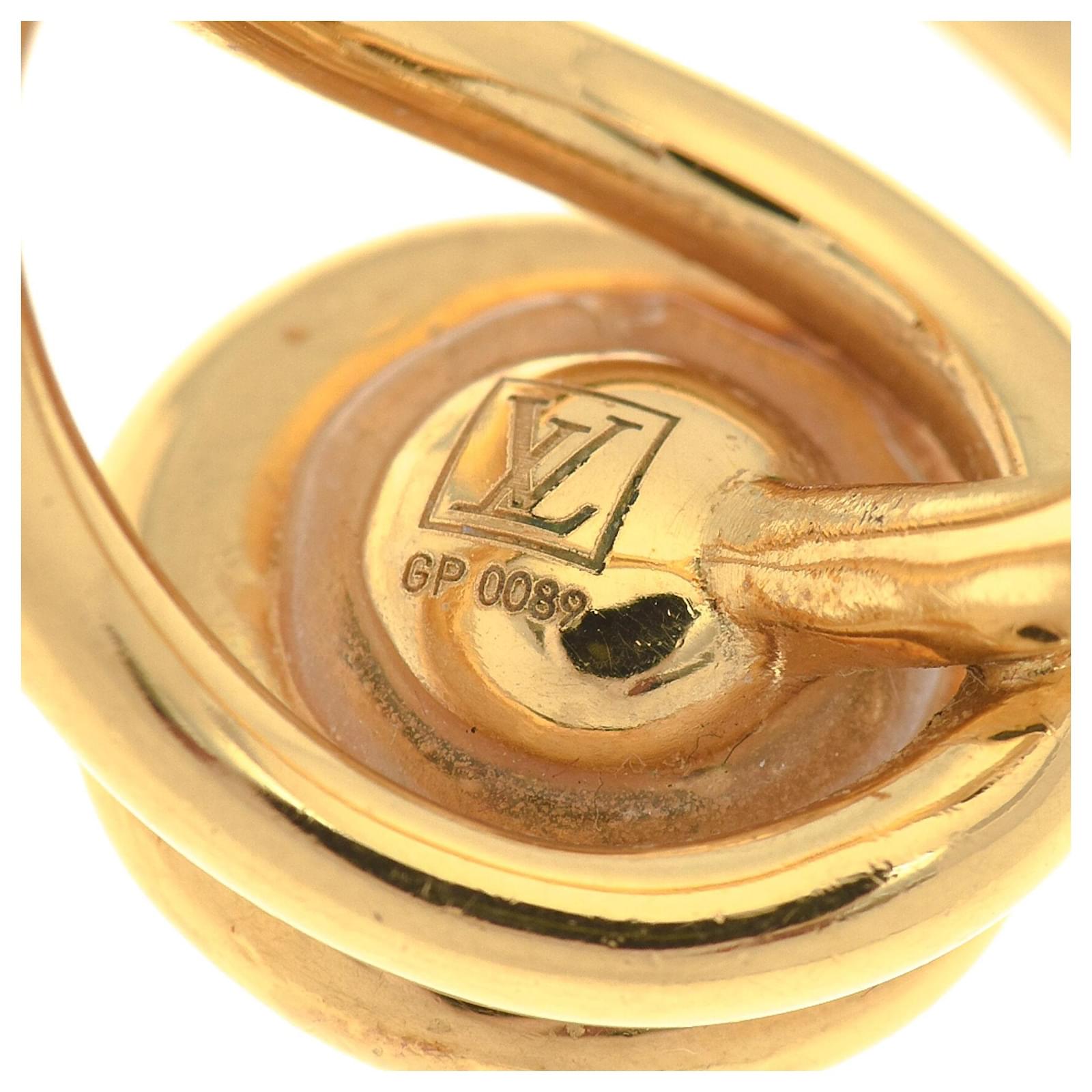 Louis Vuitton Celeste Ring Golden Metallic Metal ref.551564 - Joli