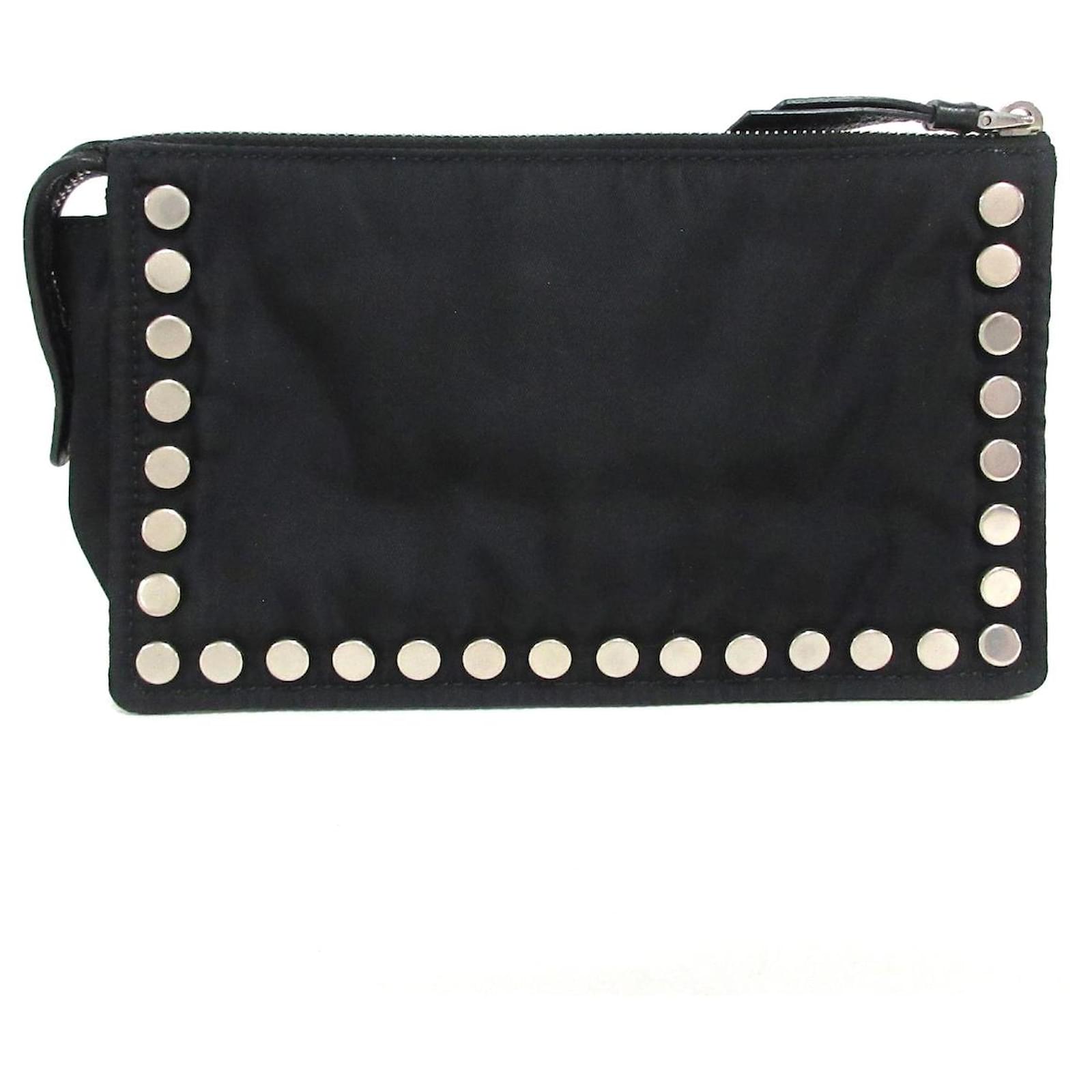 Prada Clutch Bag Black Synthetic ref.551789 - Joli Closet