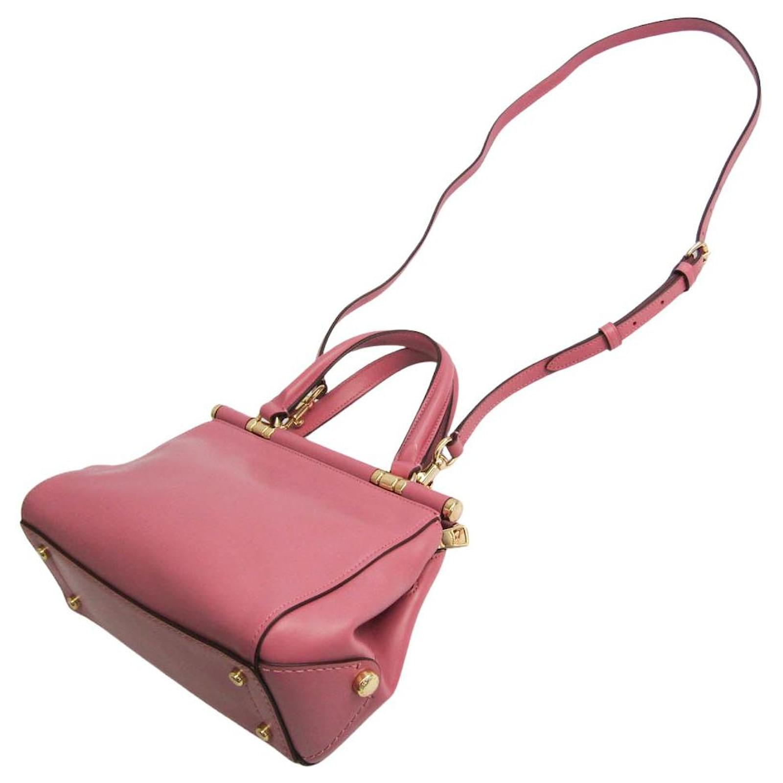 Coach Handbag Pink Leather ref.552020 Joli Closet