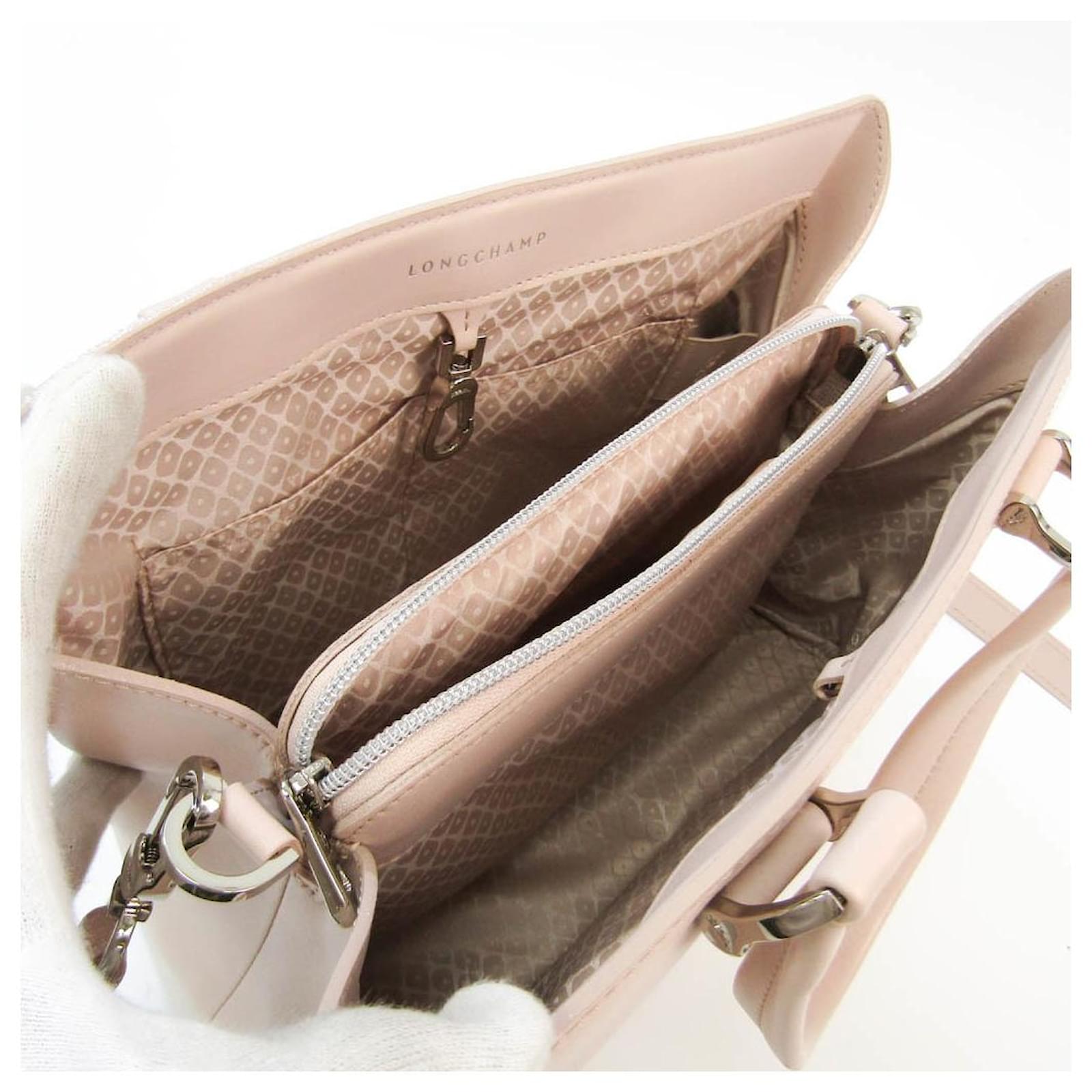 Longchamp Honore Pink Leather ref.552084 Joli Closet