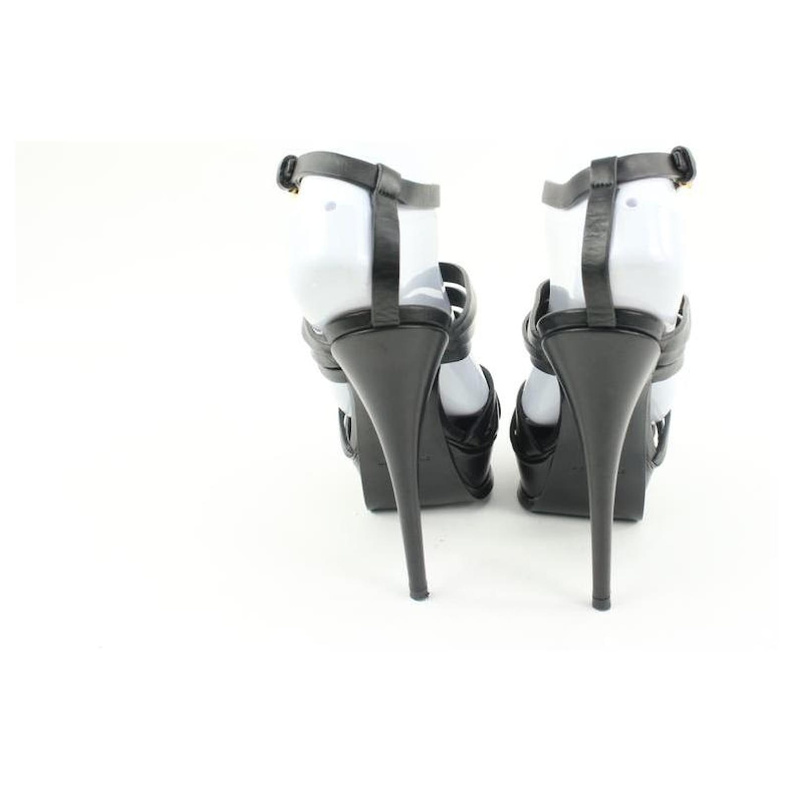 Lips Platform Heels Saint Laurent Tribute Lips Sandals Saint