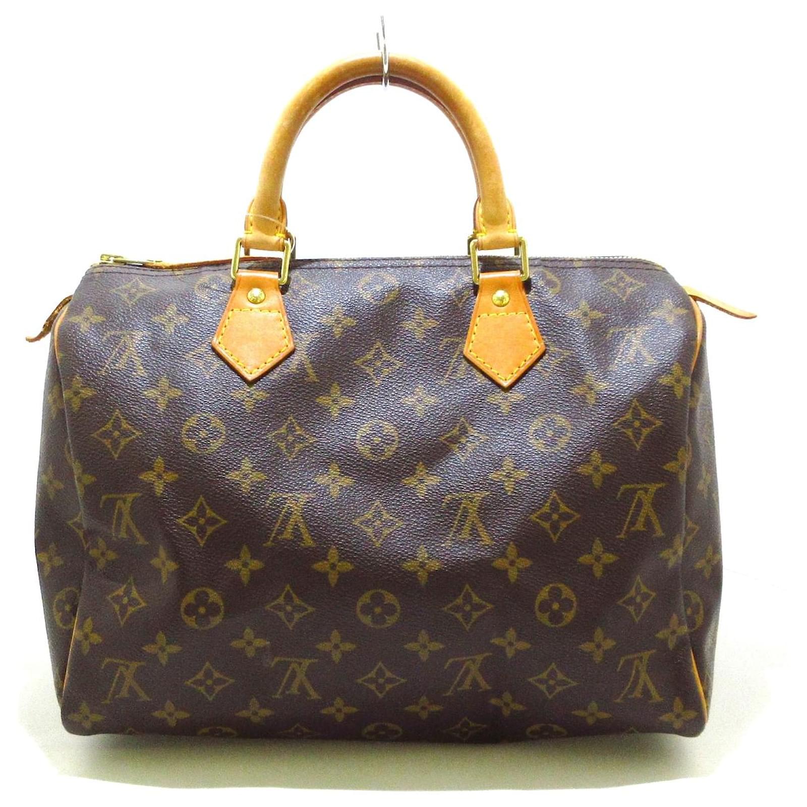 Louis Vuitton Speedy 30 Brown Cloth ref.552626 - Joli Closet