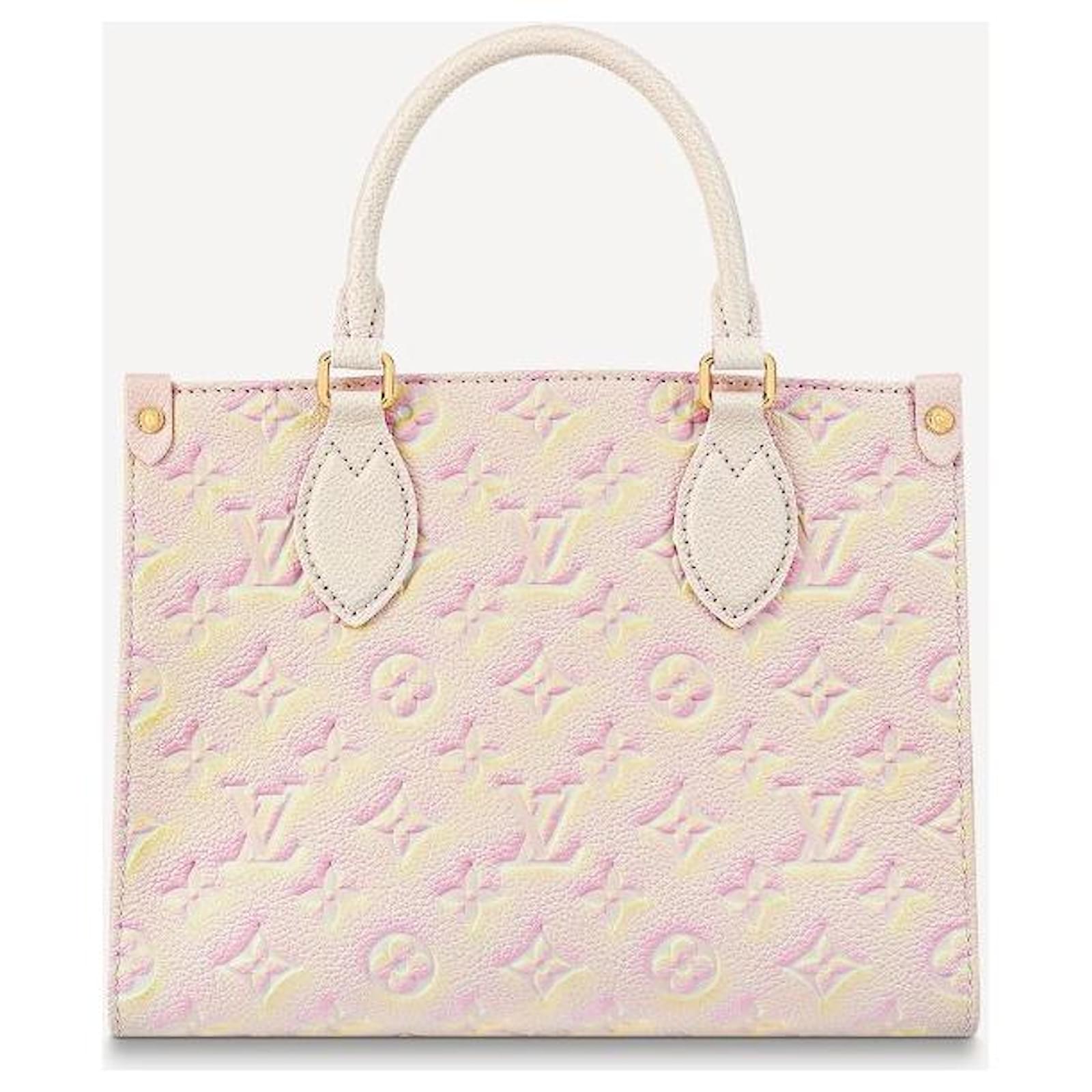 Louis Vuitton LV NeoNoe stardust pink Leather ref.552876 - Joli Closet