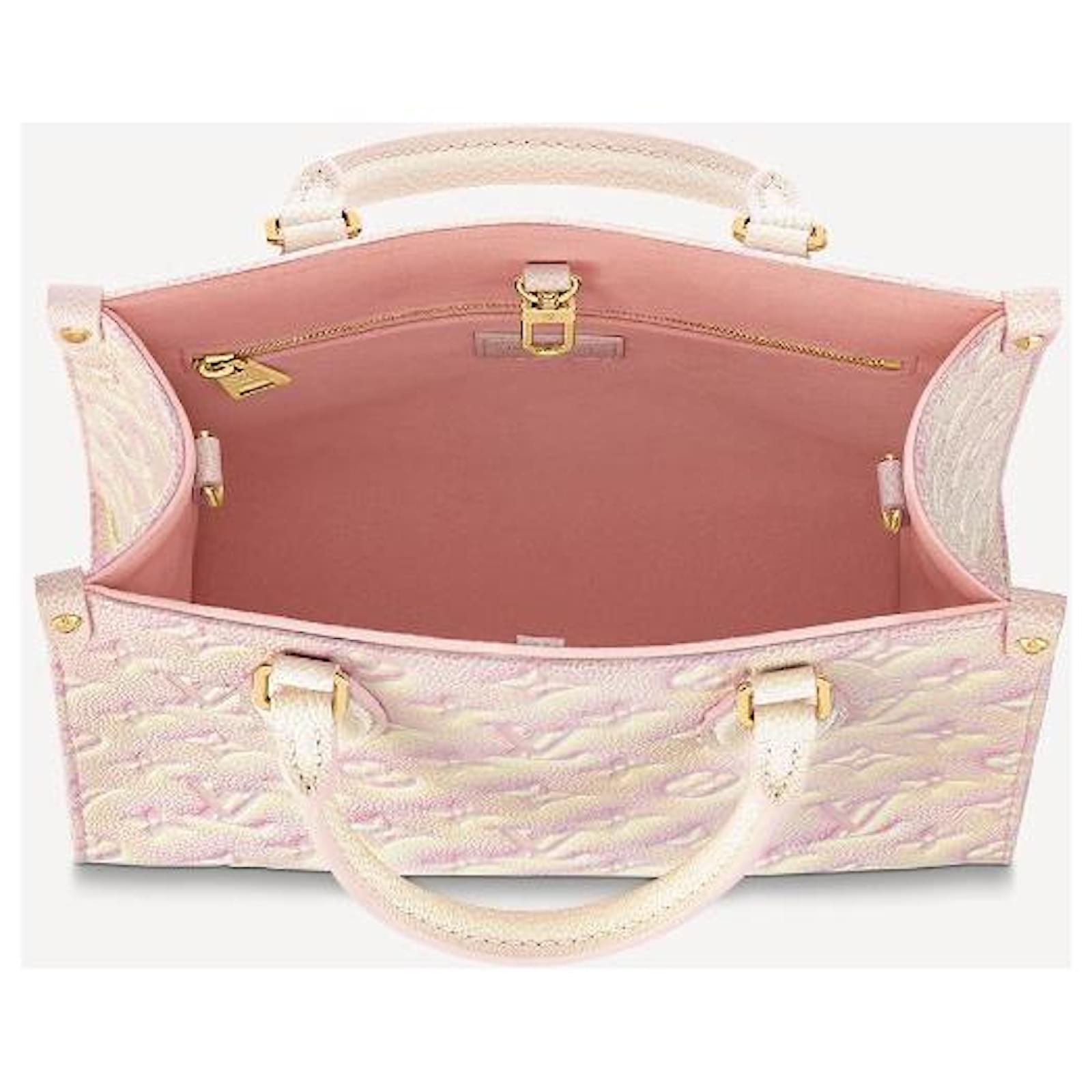 Louis Vuitton Pink/Brown Leather and Monogram Canvas Bom Dia Slides Size 39  Louis Vuitton | The Luxury Closet