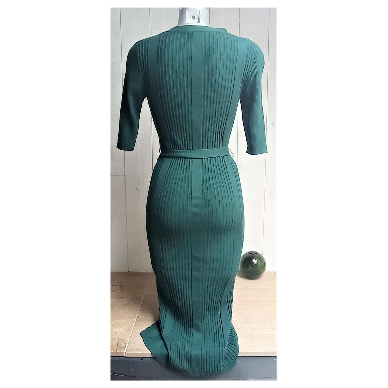 Sessun Dresses Dark green Viscose ref.552907 - Joli Closet Sessun Dresses Dark green Viscose ref.552907 - Joli Closet
