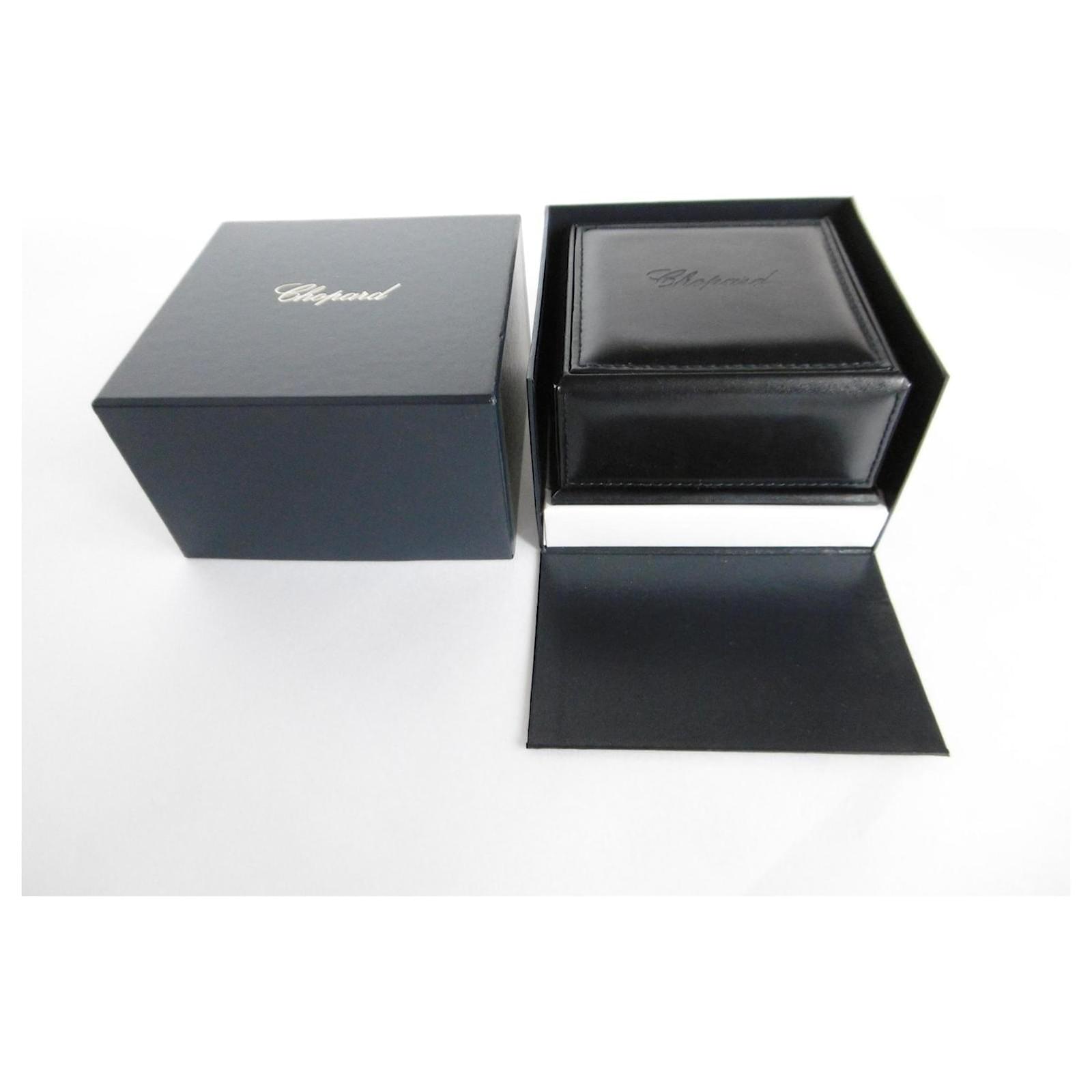 Chopard Earrings Box Inner Box and Outer Box Navy blue Leather ref ...