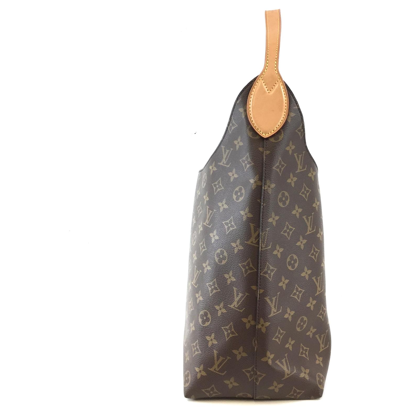 Louis Vuitton Monogram Canvas Flower Hobo Brown Cloth ref.875936 - Joli  Closet