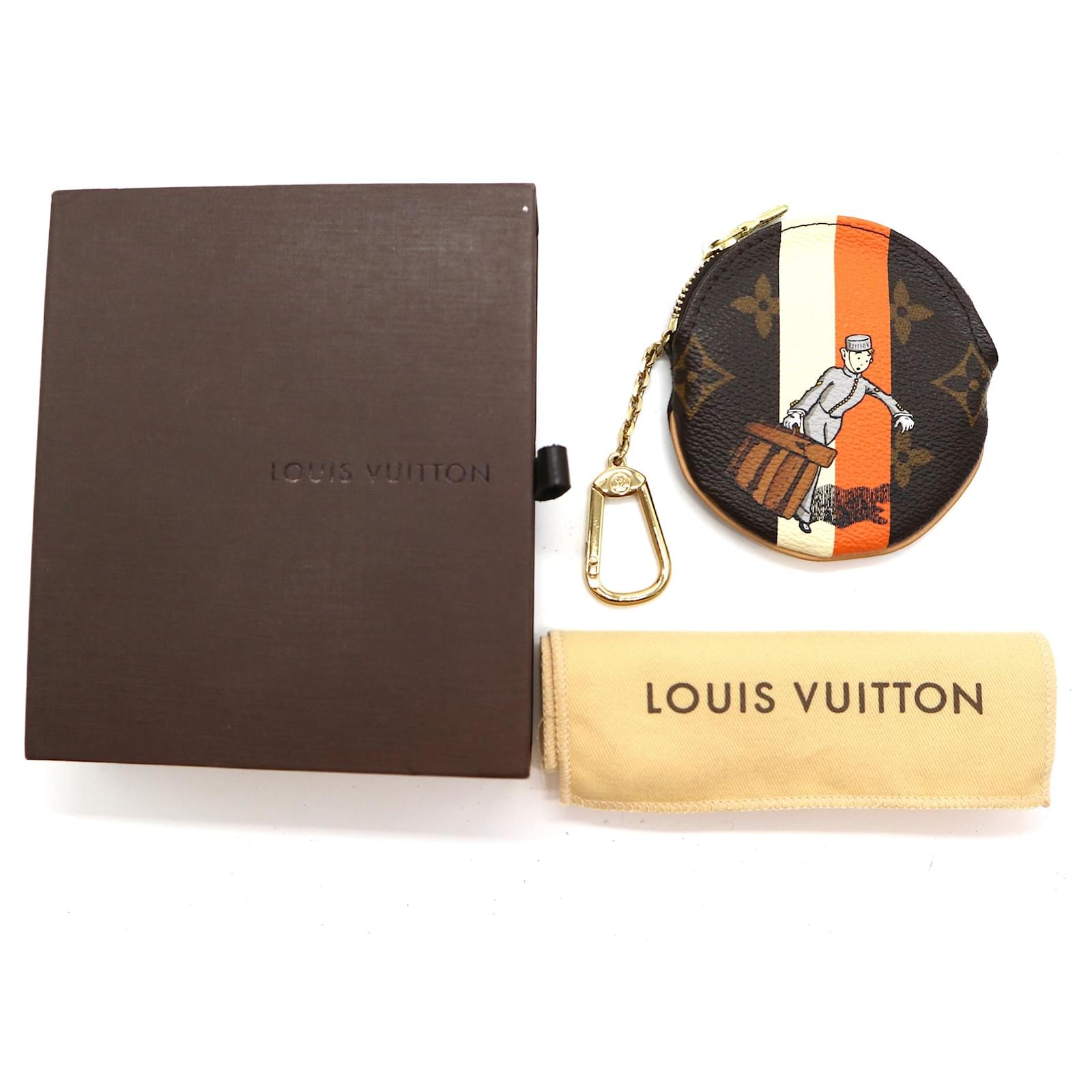 Louis Vuitton Monogram Groom Round Coin Case Multiple colors