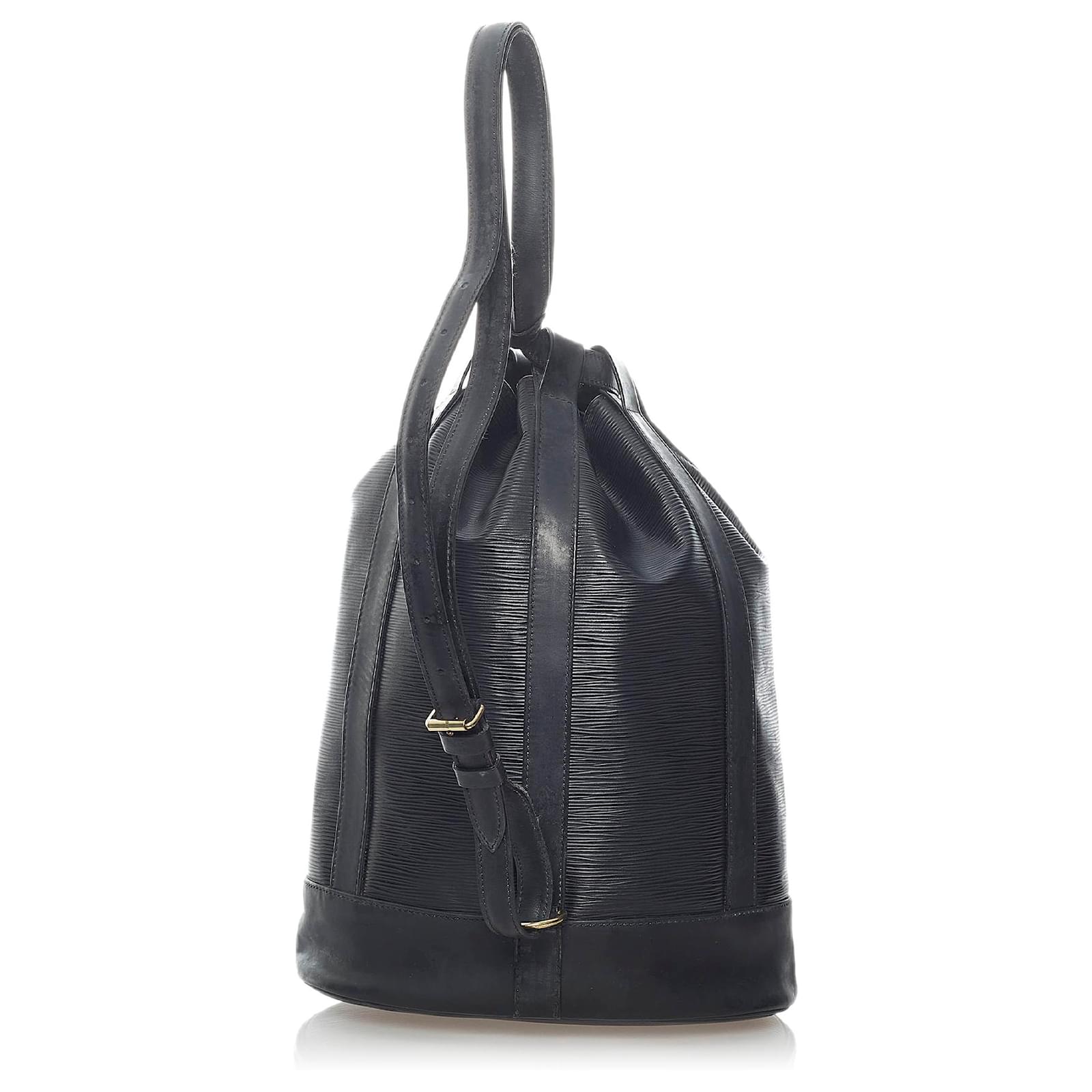 LOUIS VUITTON Black Epi Leather Randonnee PM Bag - The Purse Ladies