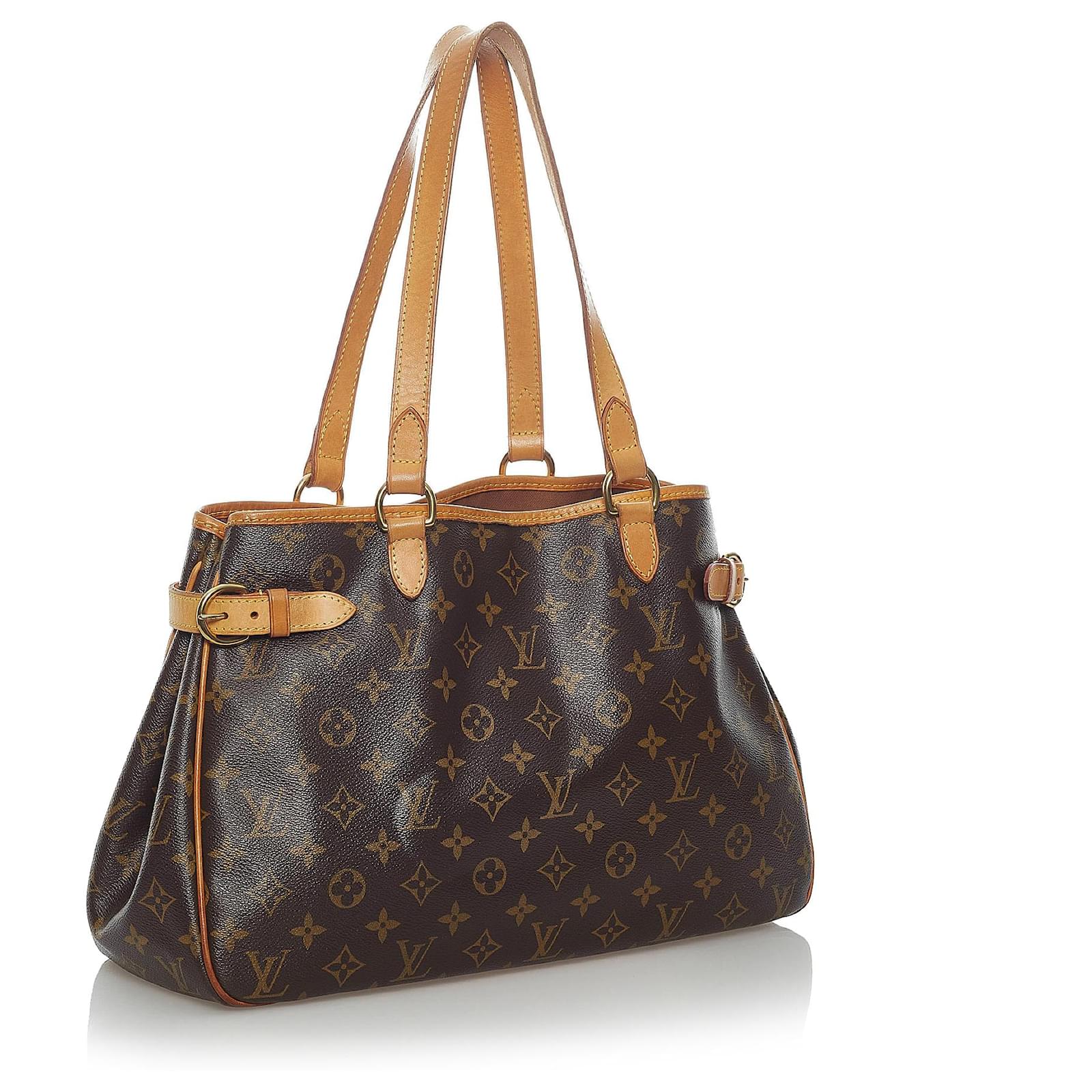 Louis Vuitton Batignolles Horizontal Monogram 872736 Brown Coated