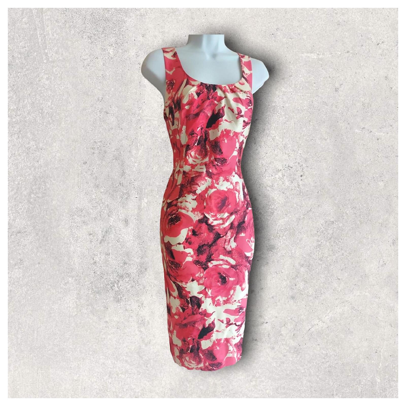 Lk Bennett Dresses Pink Silk Wool ref.554305 - Joli Closet