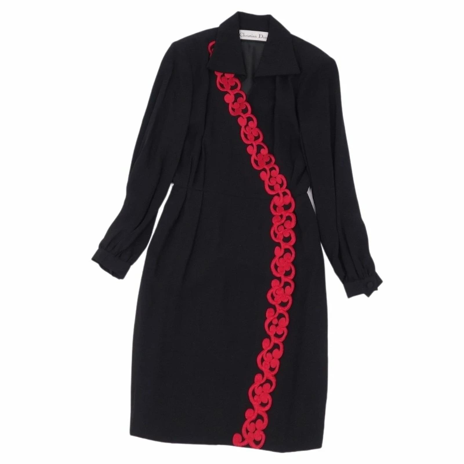 Christian Dior Dresses Black Silk ref.554769 - Joli Closet