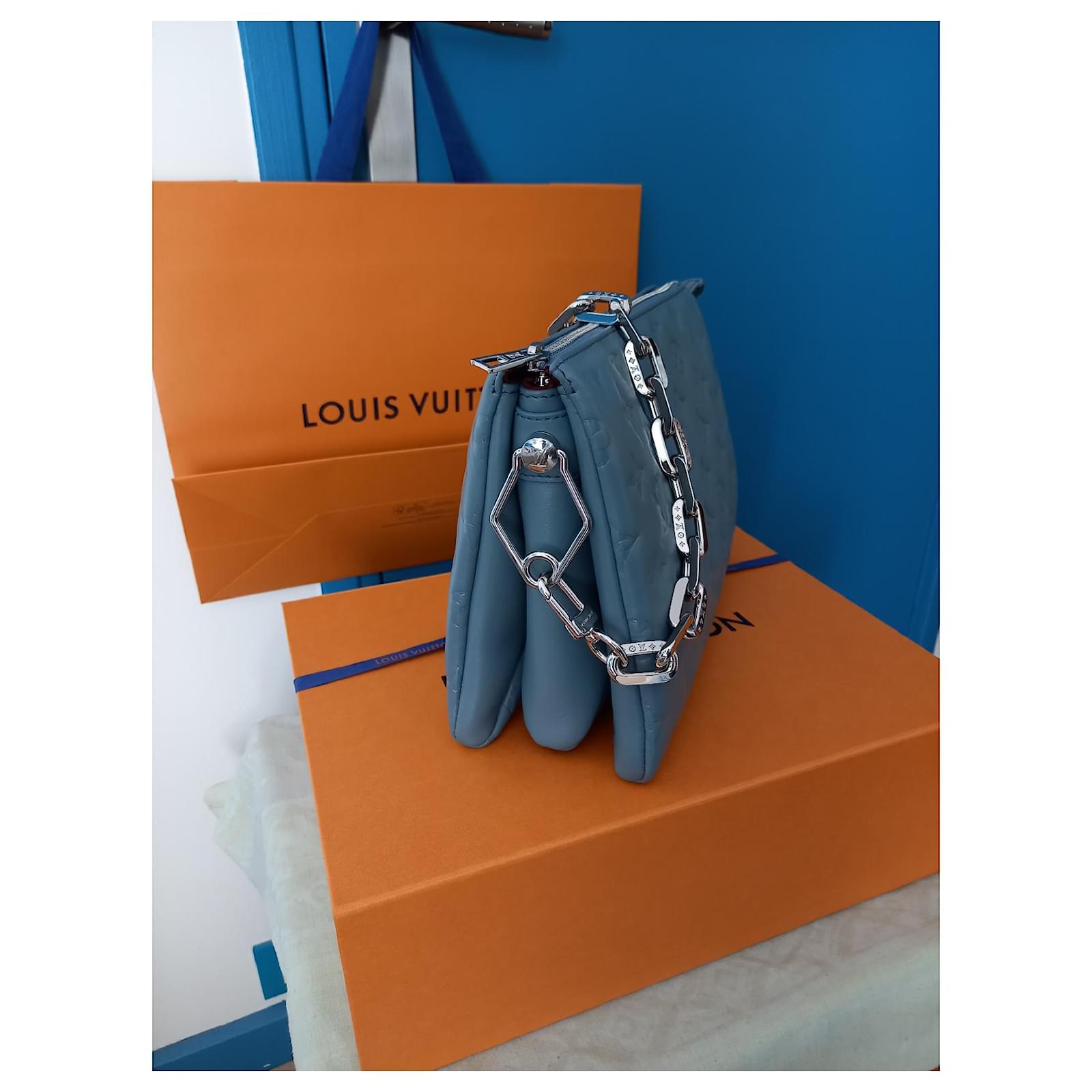 Louis Vuitton Coussin PM Bleu Glacier Bag Blue, Luxury, Bags