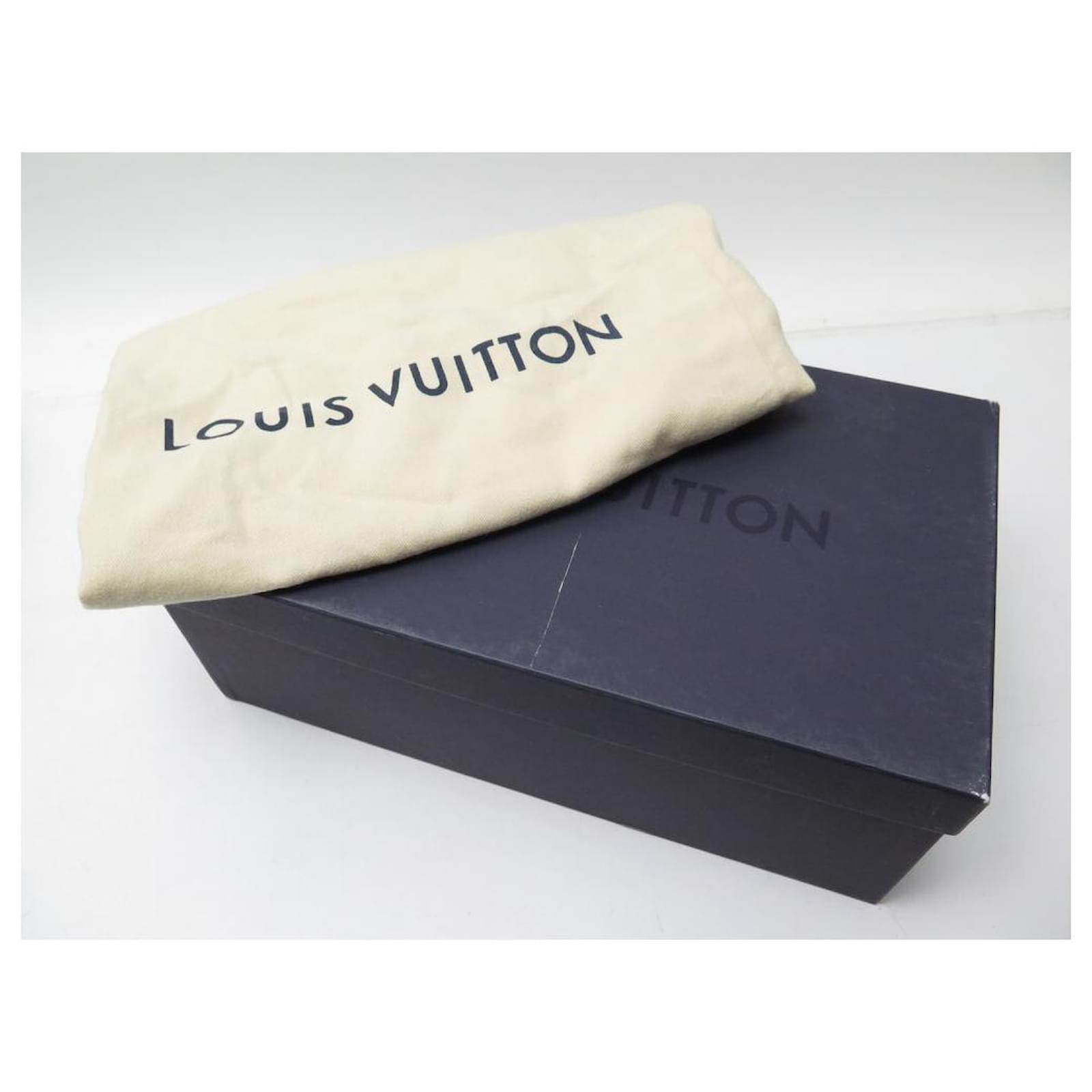Juego de 2 inserciones de zapatos vintage con caja con monograma marrón  Louis Vuitton