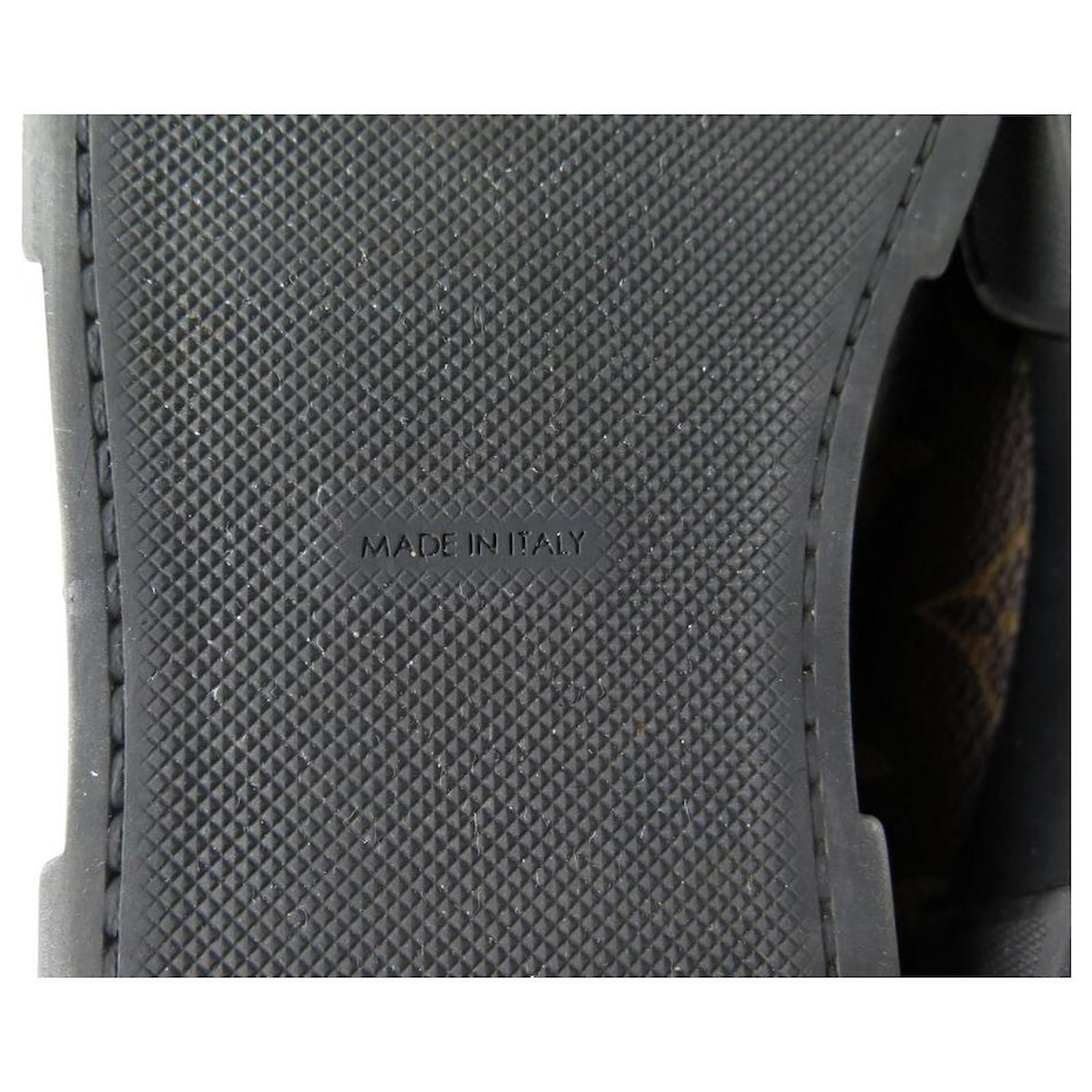 Louis Vuitton Black/Brown Leather and Monogram Canvas Matchmaker Pumps Size  37.5 Louis Vuitton
