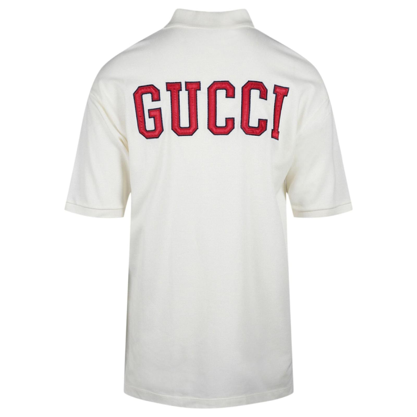 Gucci NY Logo Short Sleeve Polo Multiple colors Cotton ref.555400 - Joli  Closet