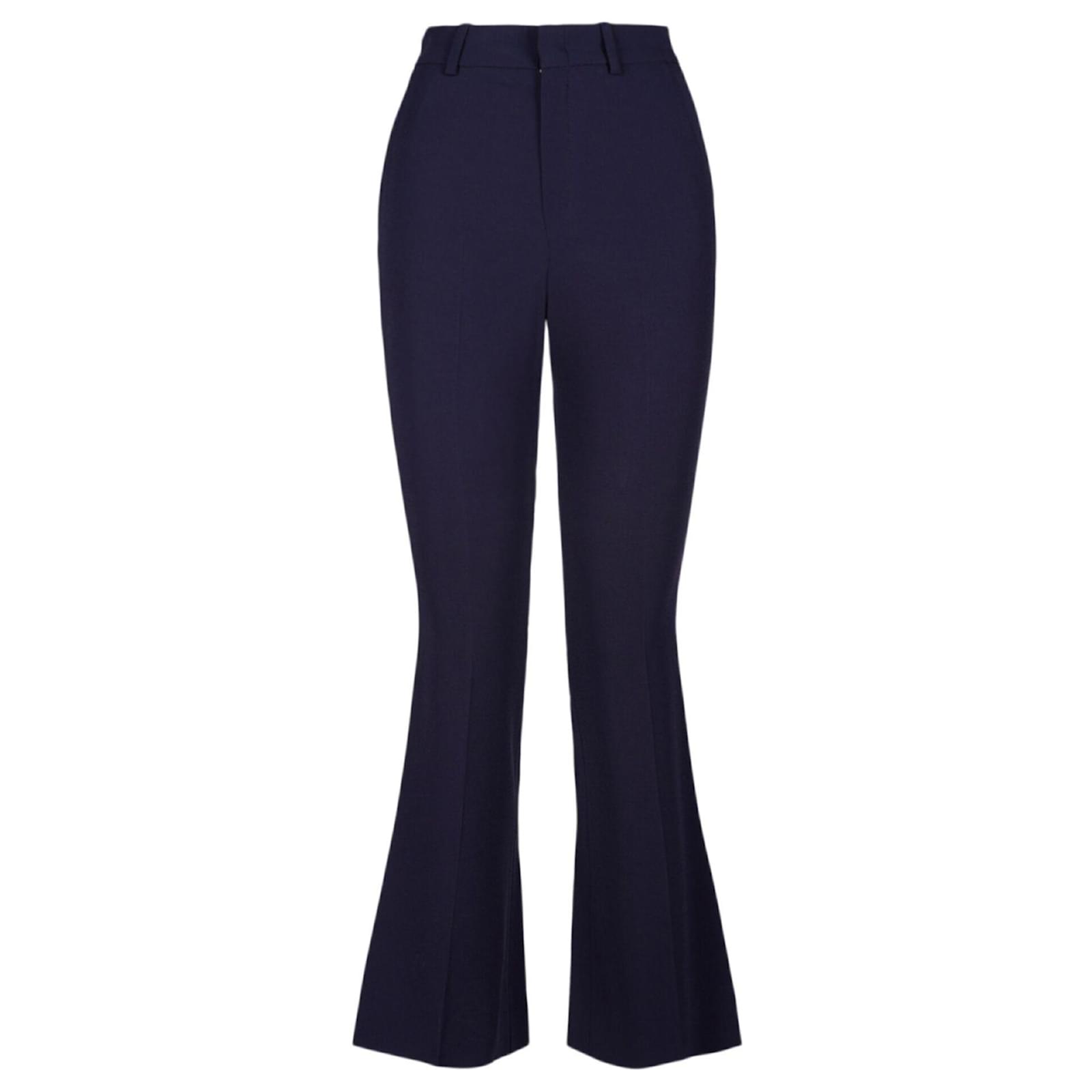 Gucci Bootcut Trousers Blue ref.556130 - Joli Closet